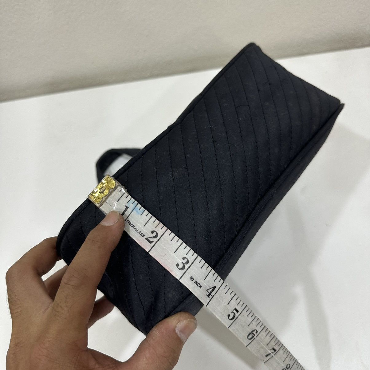 Yves Saint Laurent ‼️LASTDROP‼️ YVES SAINT LAURENT NAVY NYLON HANDBAG YSL Size ONE SIZE - 8 Thumbnail