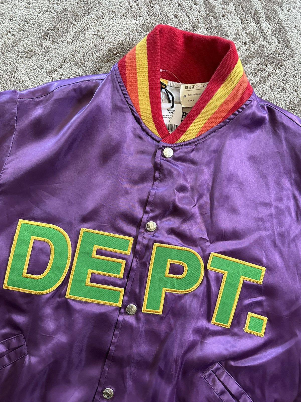 Gallery Dept. Gallery dept. MVP embroidered satin bomber jacket Size US L / EU 52-54 / 3 - 2 Thumbnail