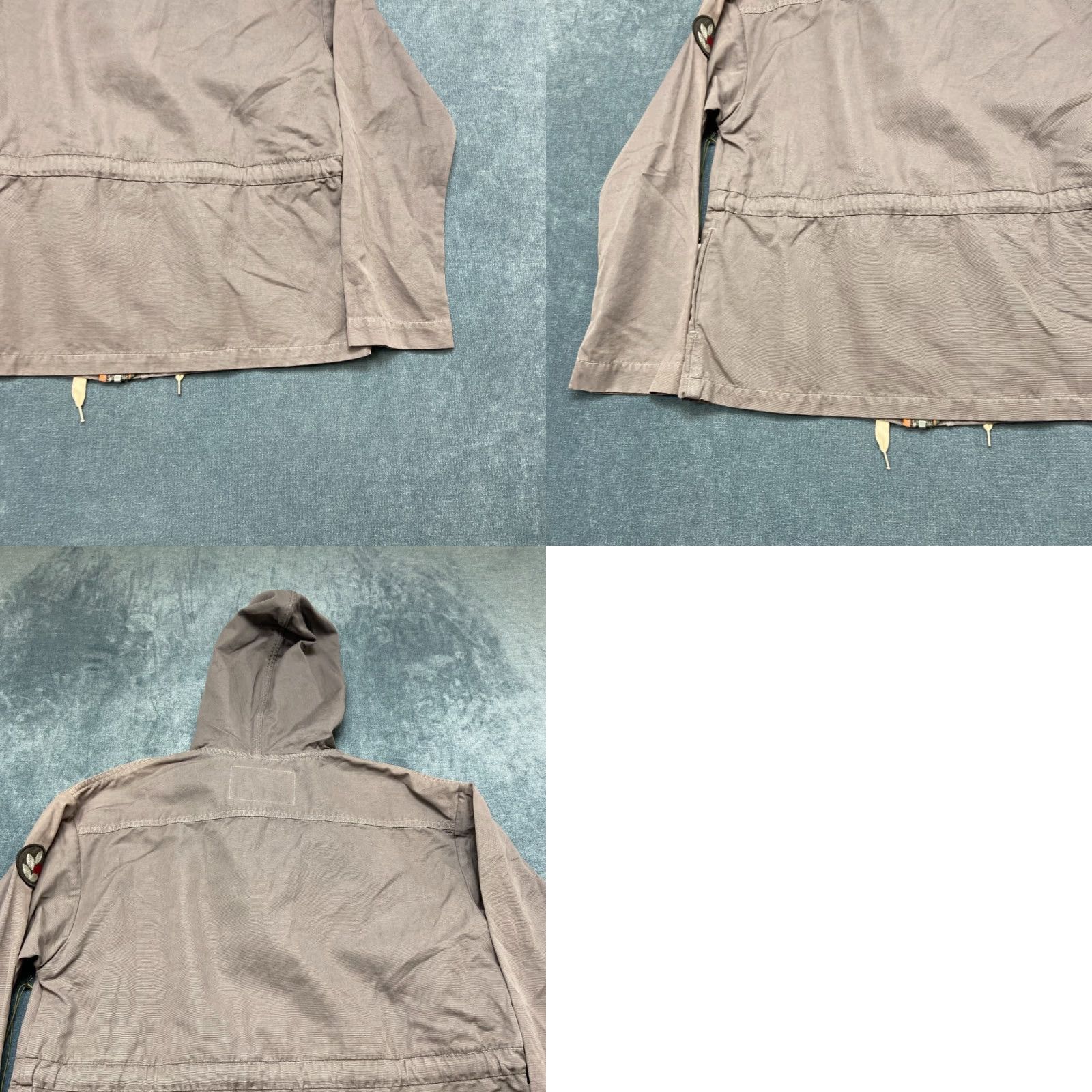 Vintage Ever Splendour Anorak Jacket Mens Small Gray Long Sleeve Hooded Relaxed Fit Size US S / EU 44-46 / 1 - 9 Thumbnail