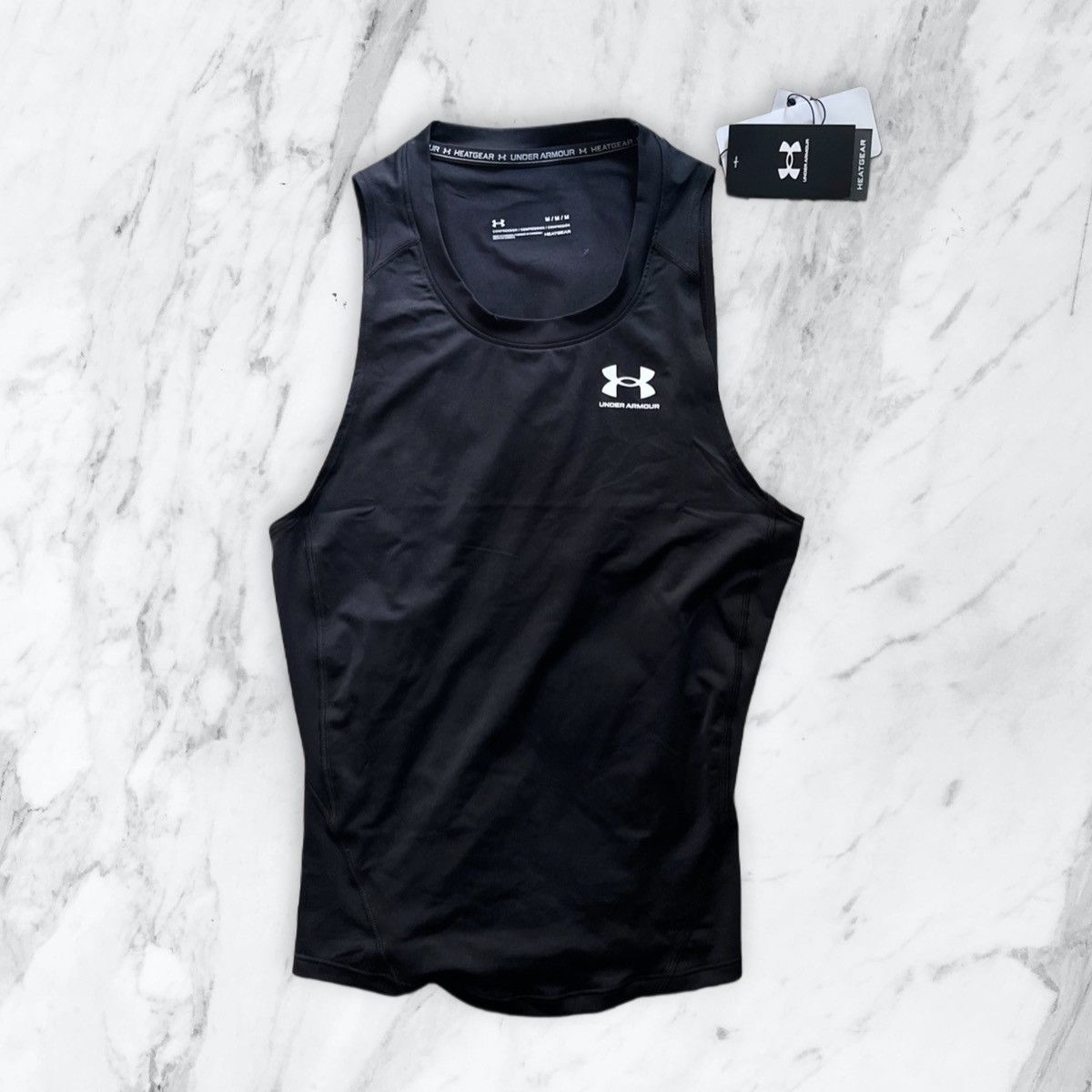 Nike Under Armour HeatGear Compression Tank Black Size US M / EU 48-50 / 2 - 1 Thumbnail