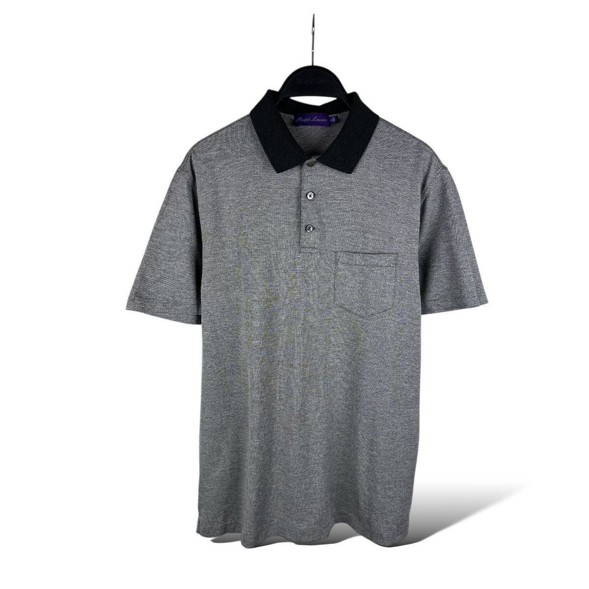 Ralph Lauren Purple Label Ralph Lauren Purple Label Gray Polo T-Shirt Old Money Style Size US M / EU 48-50 / 2 - 1 Thumbnail