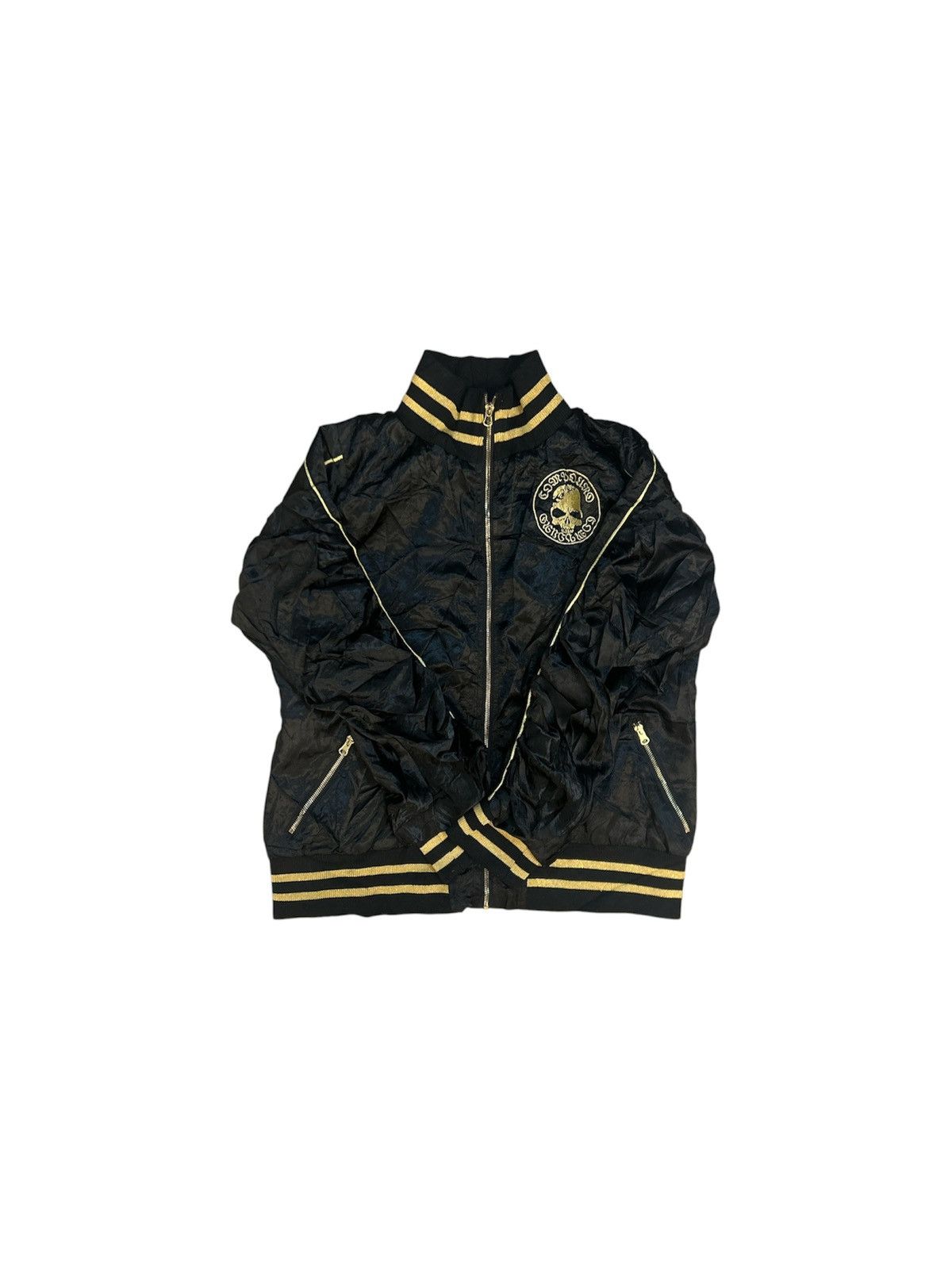 Japanese Brand Vintage Japanese Streetwear "Lavish" Skull Embroidery Jacket Size US L / EU 52-54 / 3 - 1 Thumbnail