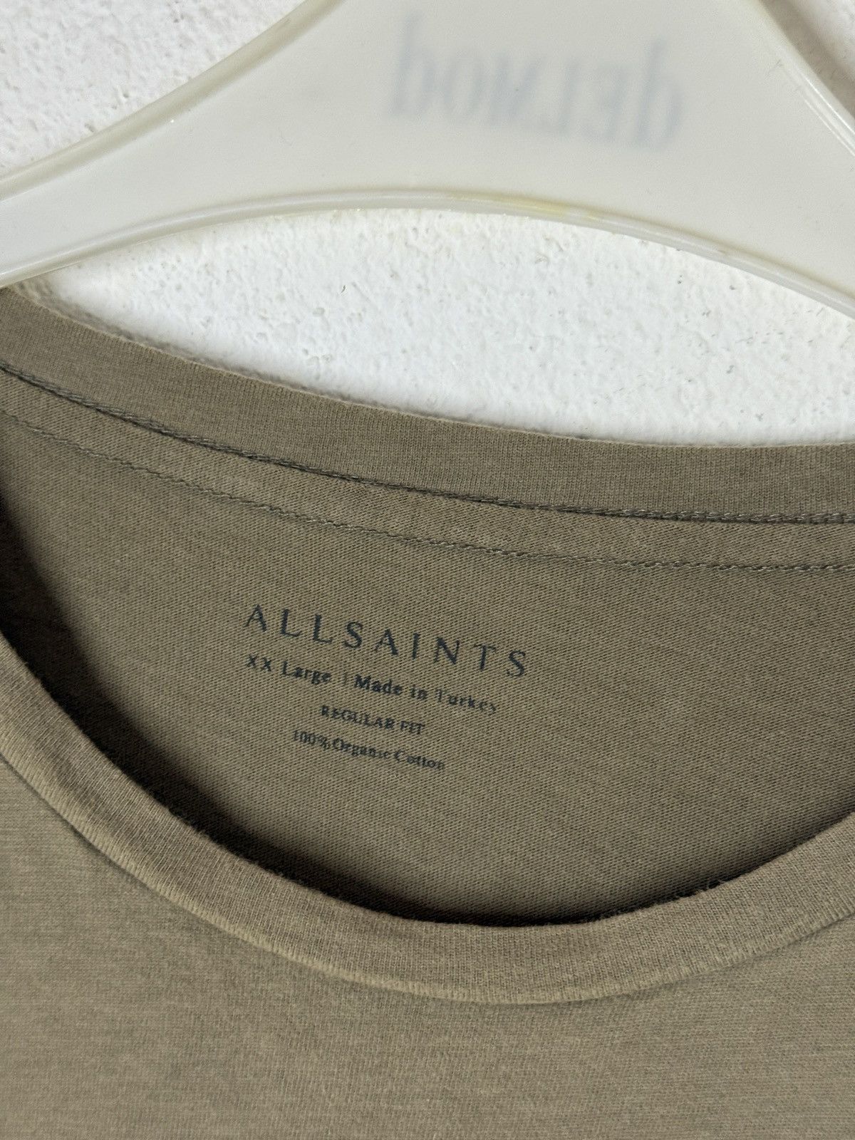 Allsaints Olive green Allsaints t shirt Size US XXL / EU 58 / 5 - 4 Thumbnail