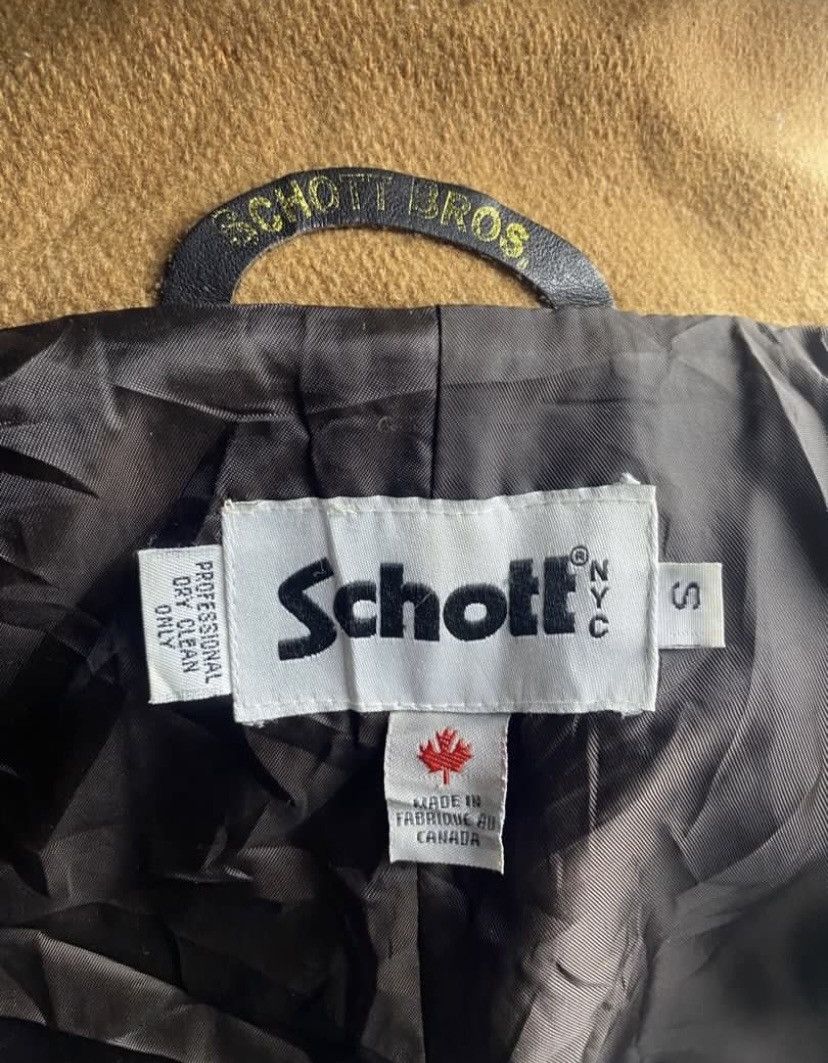 Schott Schott Classic Mustard Peacoat Wool Size US S / EU 44-46 / 1 - 5 Thumbnail