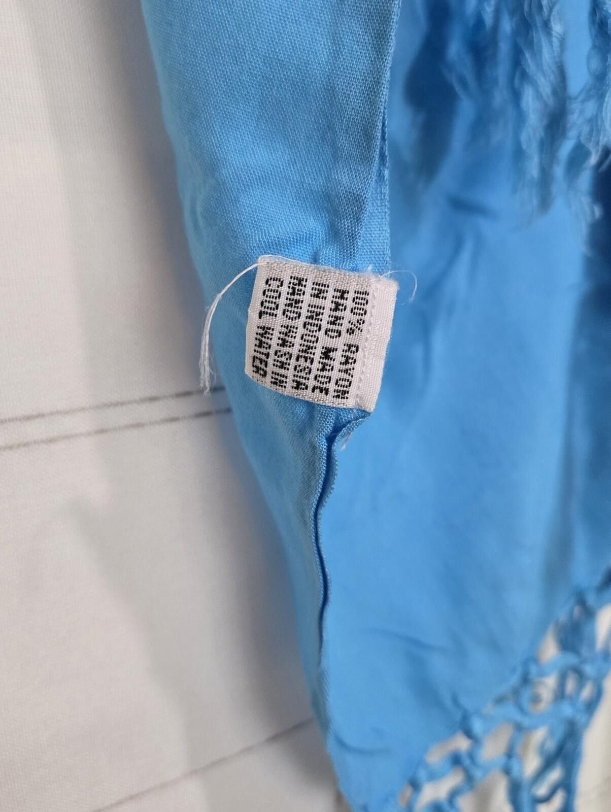 Other Blue Scarf Size ONE SIZE - 2 Thumbnail