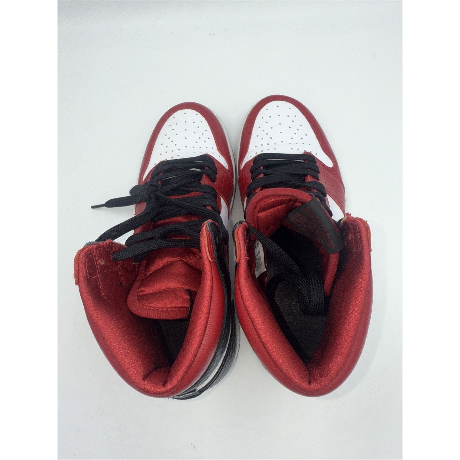Jordan Brand Size 8 - Air Jordan 1 Retro OG High Satin Red W bs921 Size US 8 / IT 38 - 4 Thumbnail