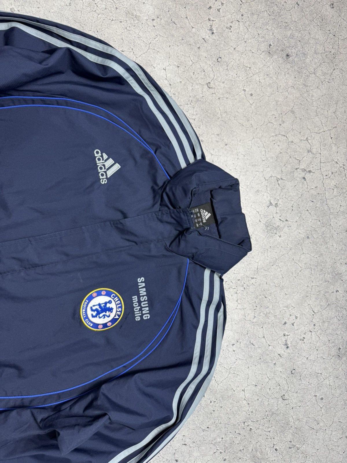 Adidas Adidas FC Chelsea Y2K Nylon Football Jacket Vintage Size US L / EU 52-54 / 3 - 5 Thumbnail