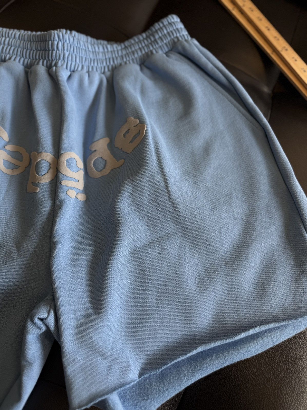 Sp5der Sp5der Sweatshorts Blue Size XXL (NEW) Size US 36 / EU 52 - 2 Thumbnail