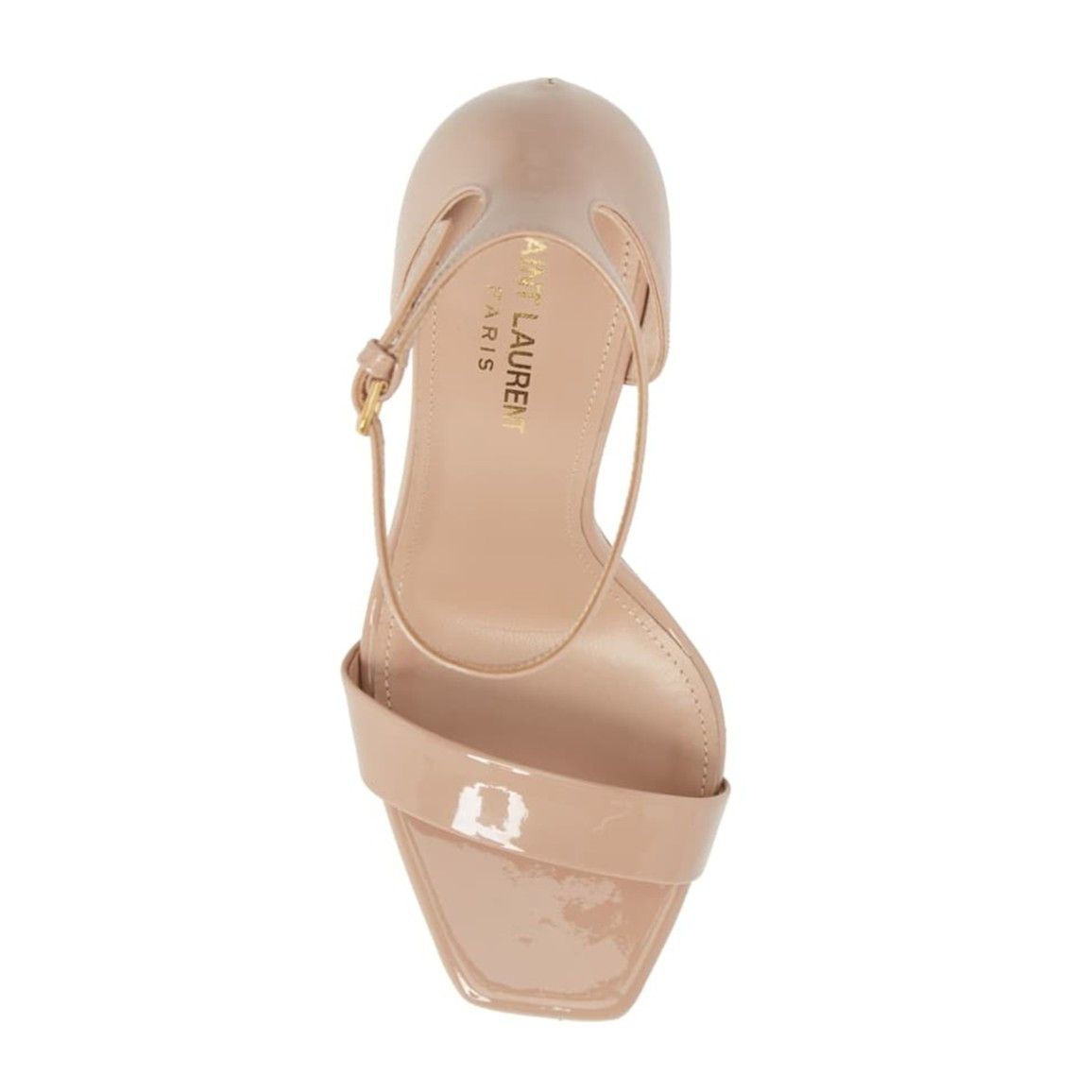 Saint Laurent Paris Amber Ankle Strap Sandal in Nude Rose Color in US 10 / EU 40 Size US 10 / IT 40 - 5 Thumbnail