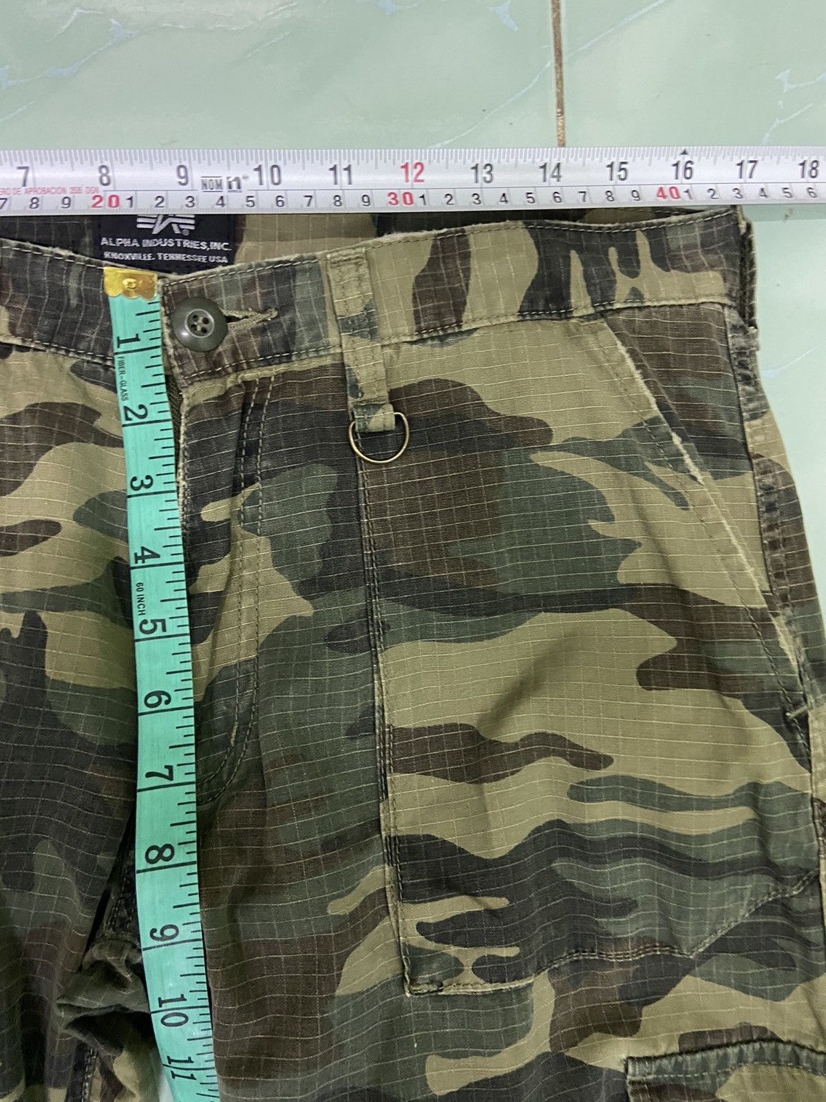 Alpha Industries Alpha industries cargo pants camouflage distressed Size US 34 / EU 50 - 15 Thumbnail