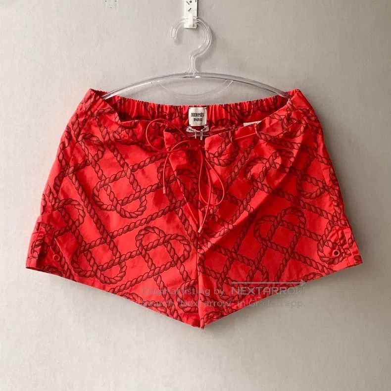 Hermes Shorts + red + women's wear