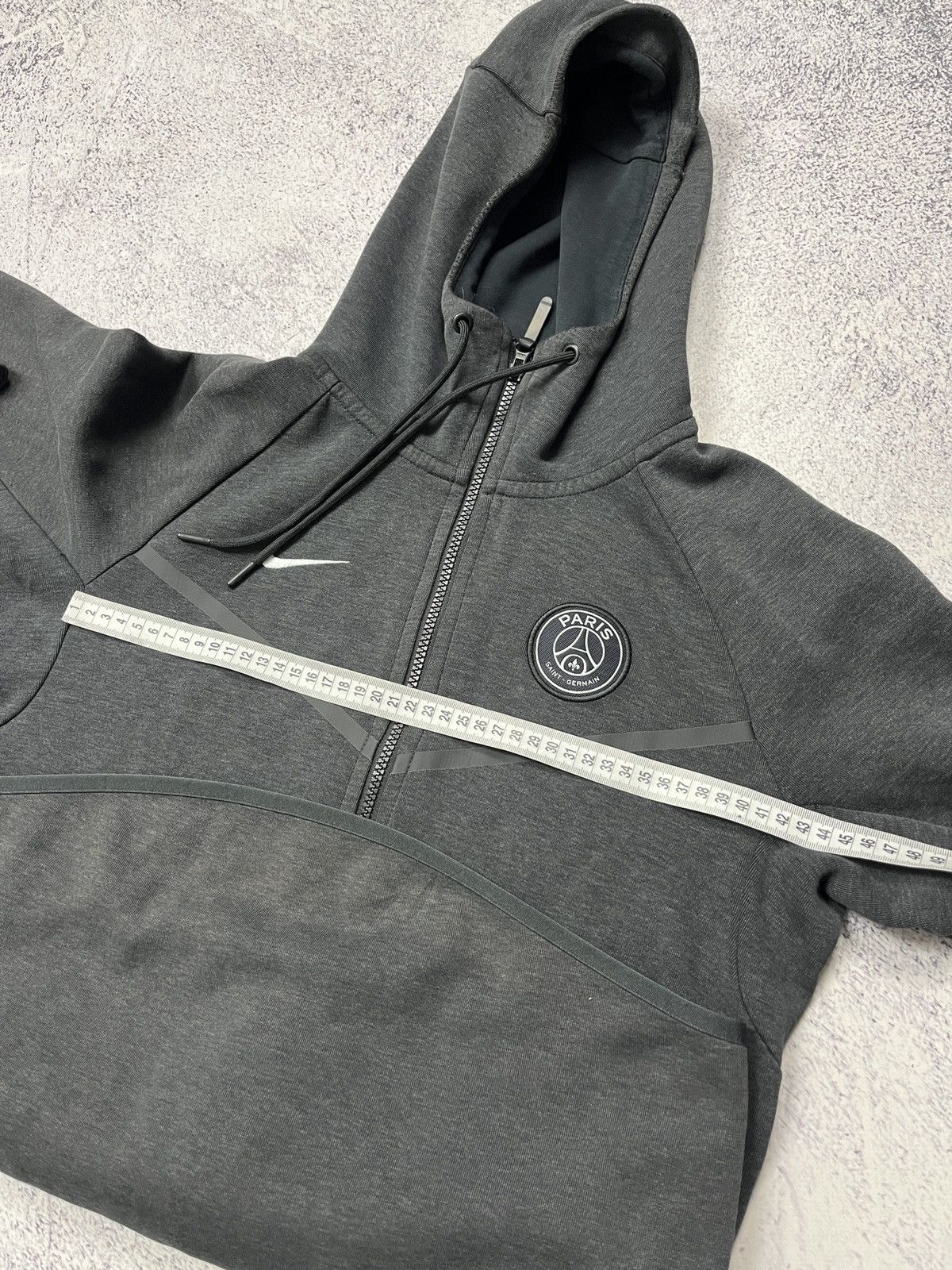 Nike Nike Tech Fleece PSG France Zip Up Hoodie Drill Jacket Hype Size US S / EU 44-46 / 1 - 23 Thumbnail