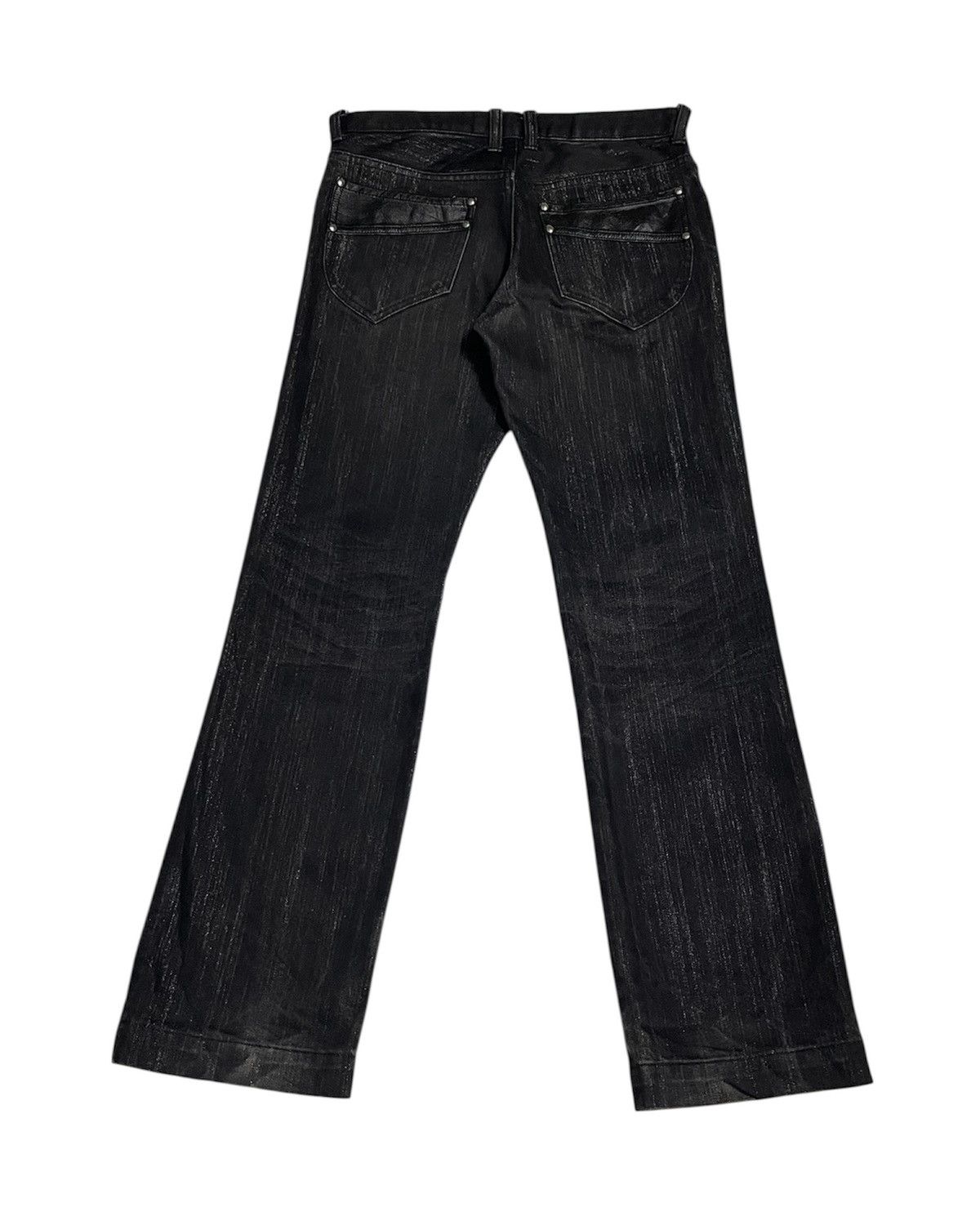 PPFM Comme Ca Japan Leather Pocket Jeans Size US 29 - 4 Thumbnail