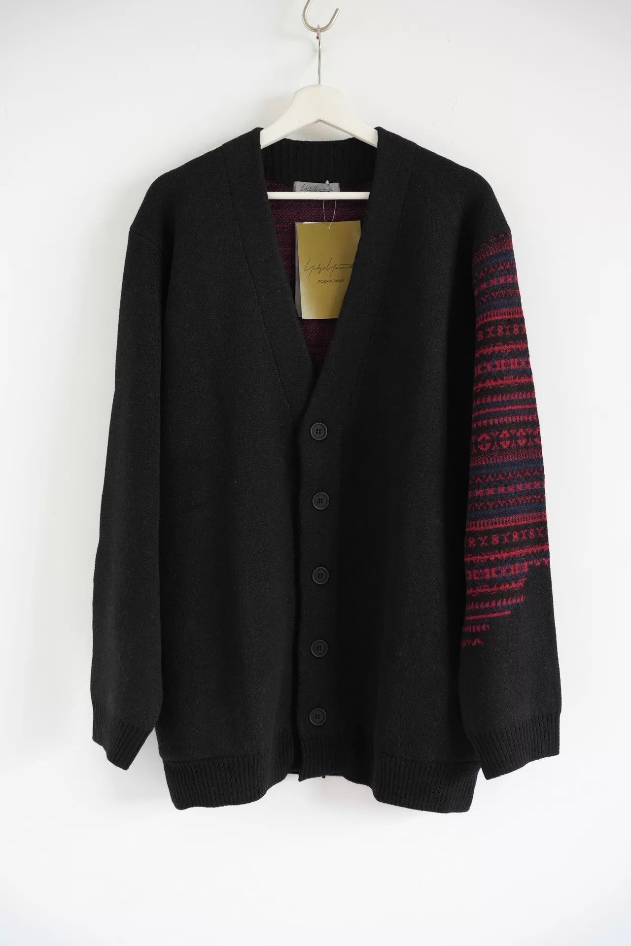 Yohji Yamamoto Multi-Patterned Long Sleeve Cardigan Size L Size US L / EU 52-54 / 3 - 1 Thumbnail
