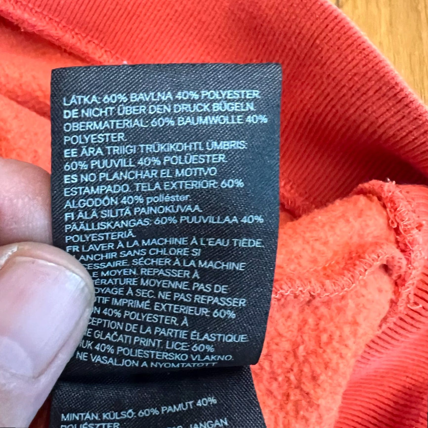 H&M H & M Earth #1 Sweatshirt Mens Size S Orange Size US S / EU 44-46 / 1 - 7 Thumbnail