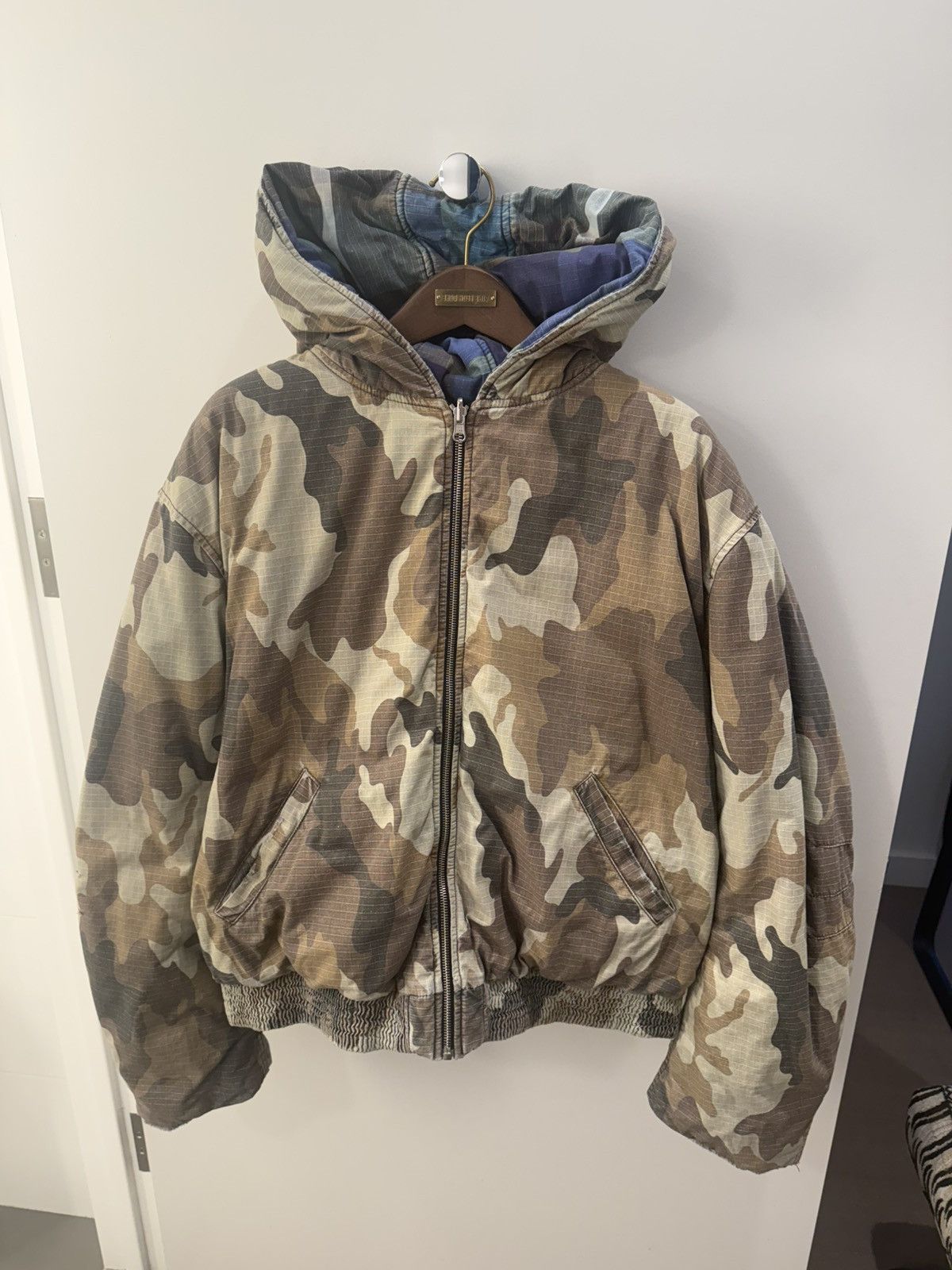 424 424 camo bomber jacket reversible size XL cropped Size US L / EU 52-54 / 3 - 1 Thumbnail