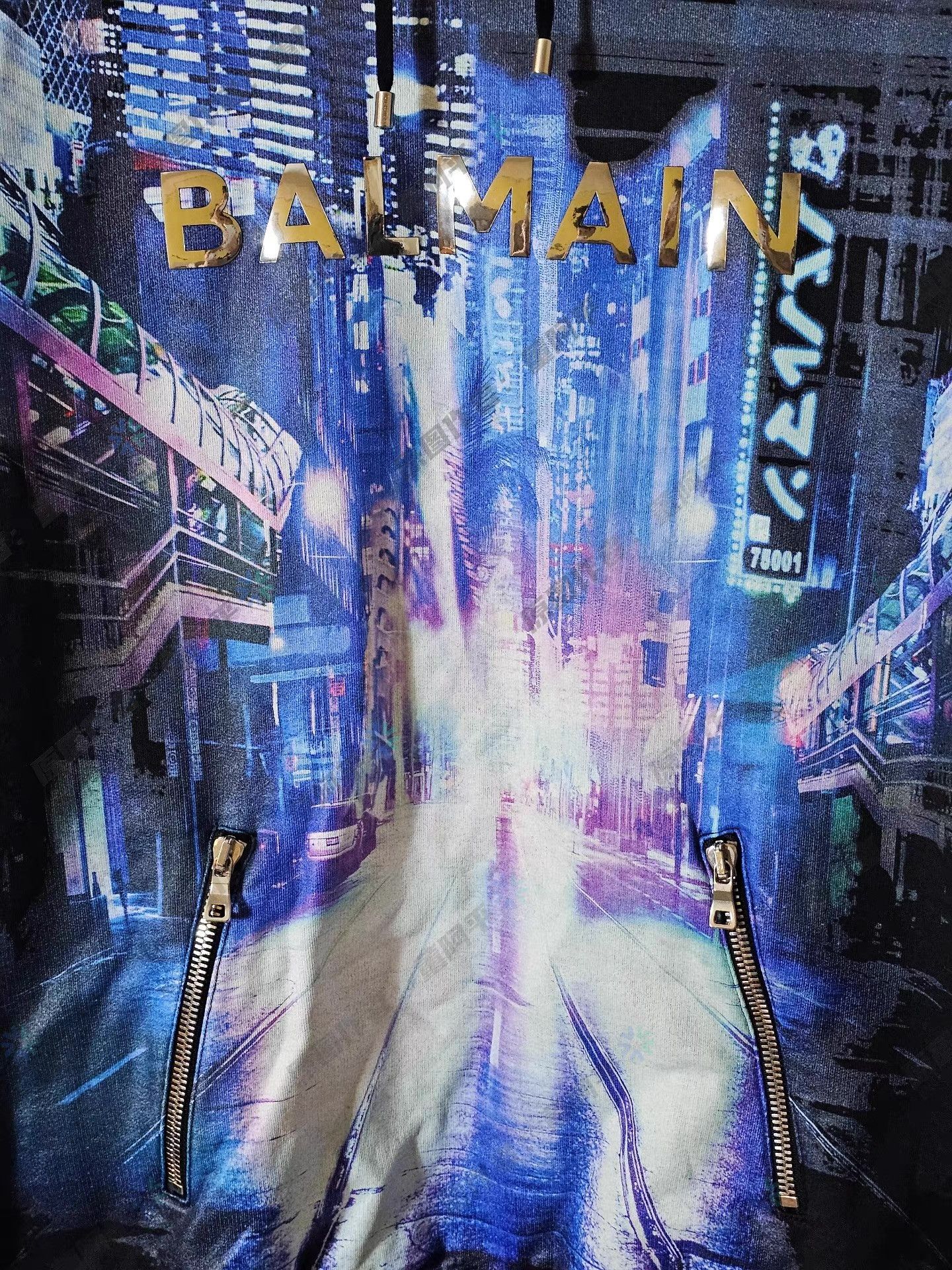 Balmain Balmain hooded sweatshirt Q4 Size US XL / EU 56 / 4 - 2 Thumbnail