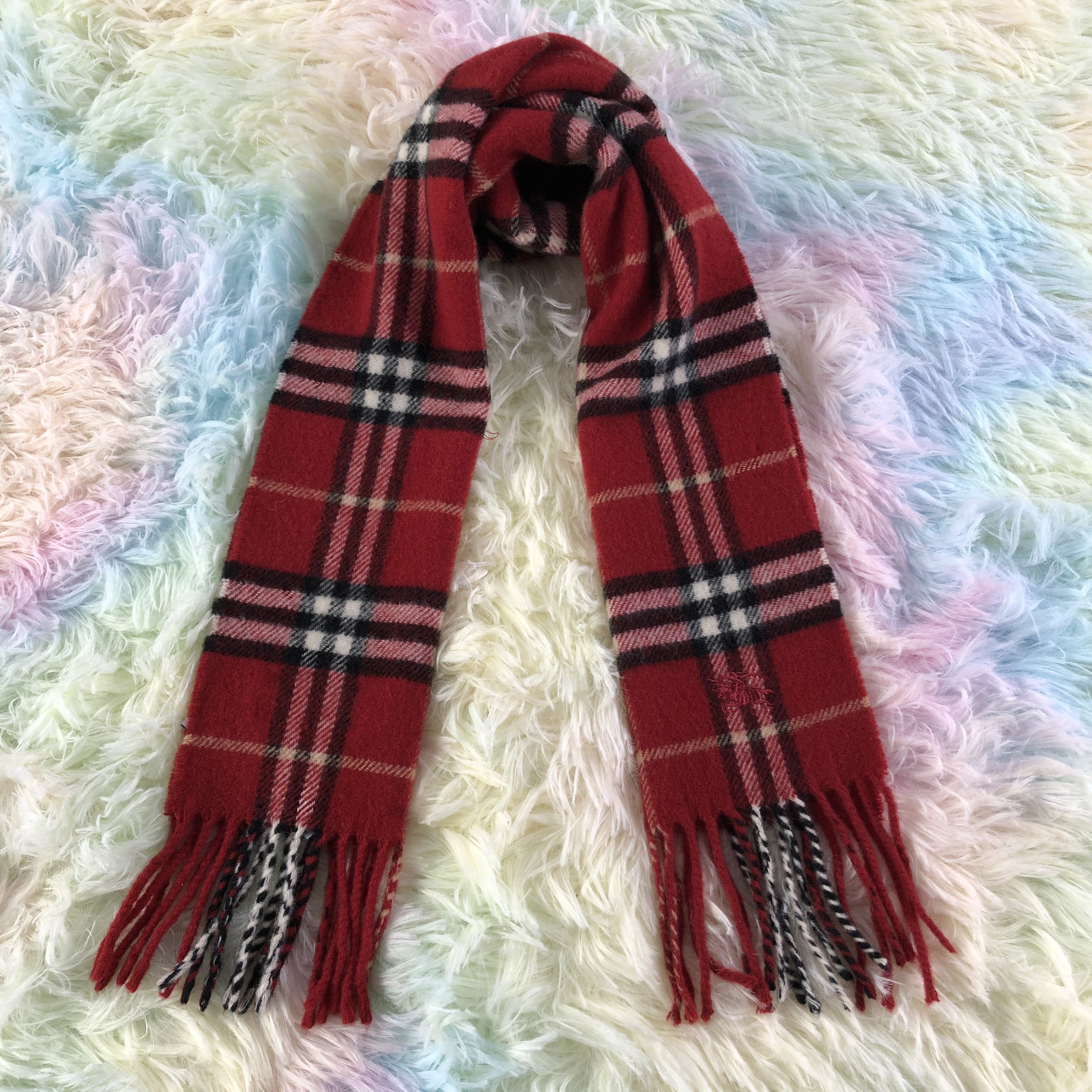 Burberry × Vintage Burberry Scarf / Muffler / Neckwear - KM186 Size ONE SIZE - 1 Thumbnail