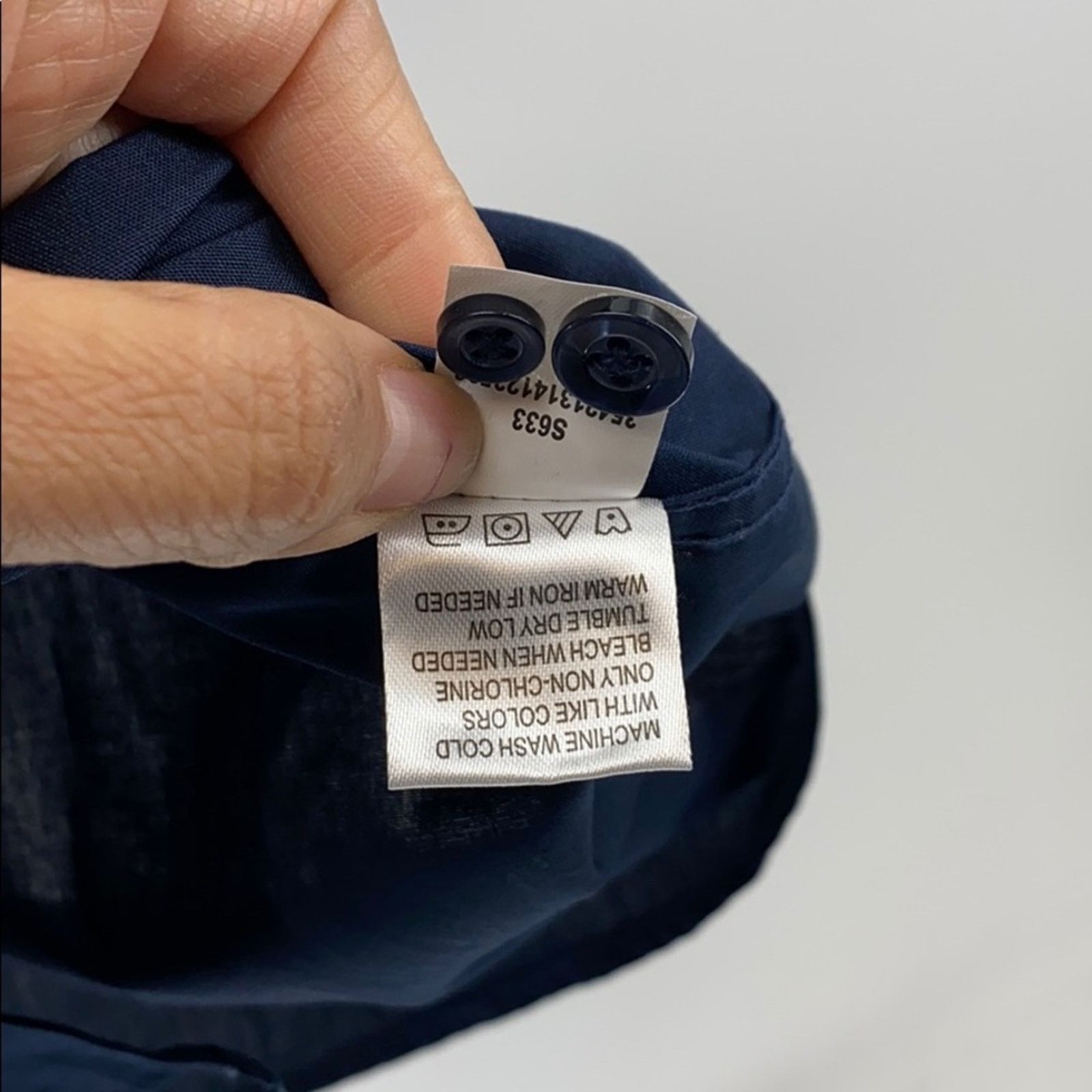 Port Authority Port Authority dark blue short sleeve button down uniform Size US M / EU 48-50 / 2 - 7 Thumbnail