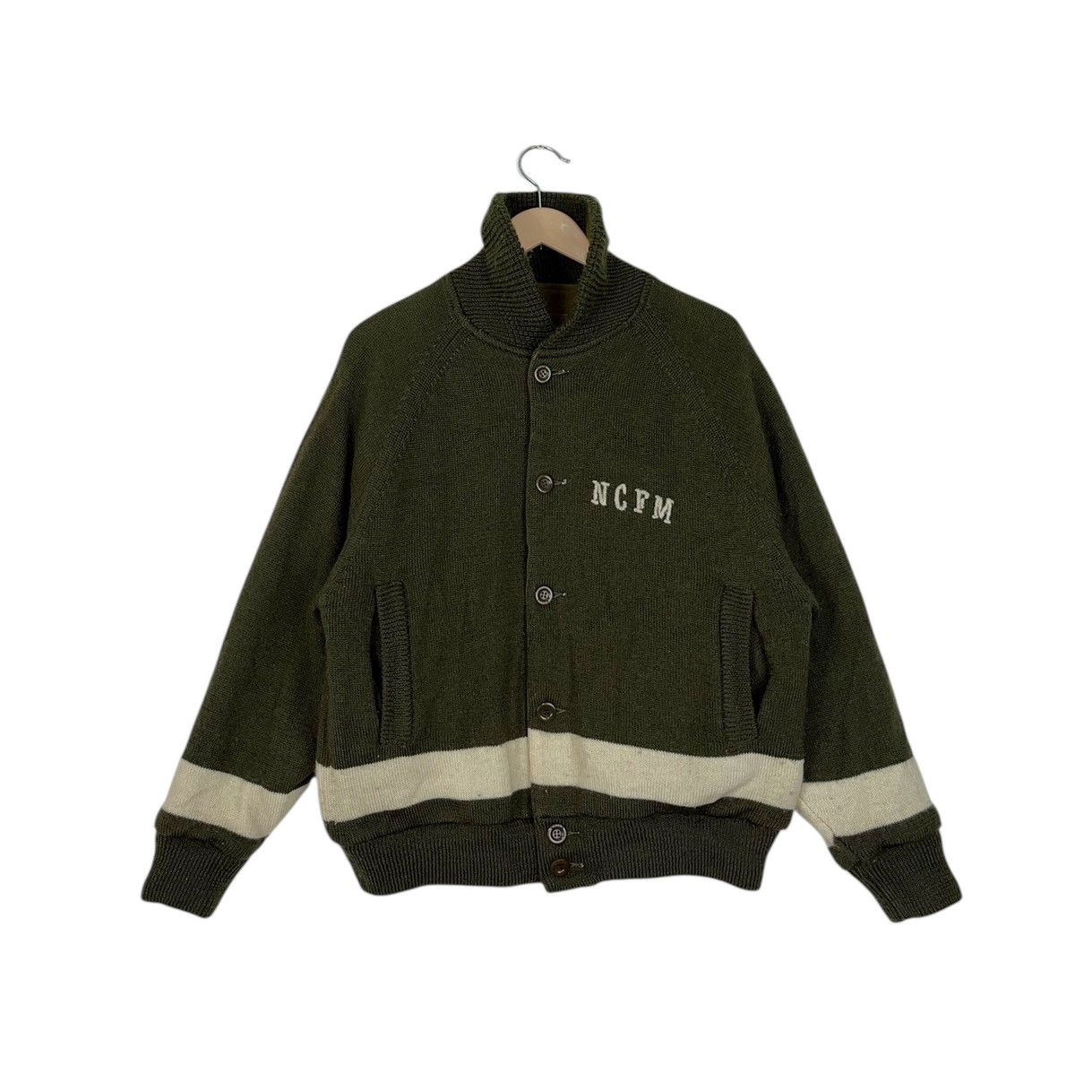 Nicole Club Vtg Reversible Nicole Club For Men Wool Cotton Heavy Jacket Size US M / EU 48-50 / 2 - 2 Thumbnail