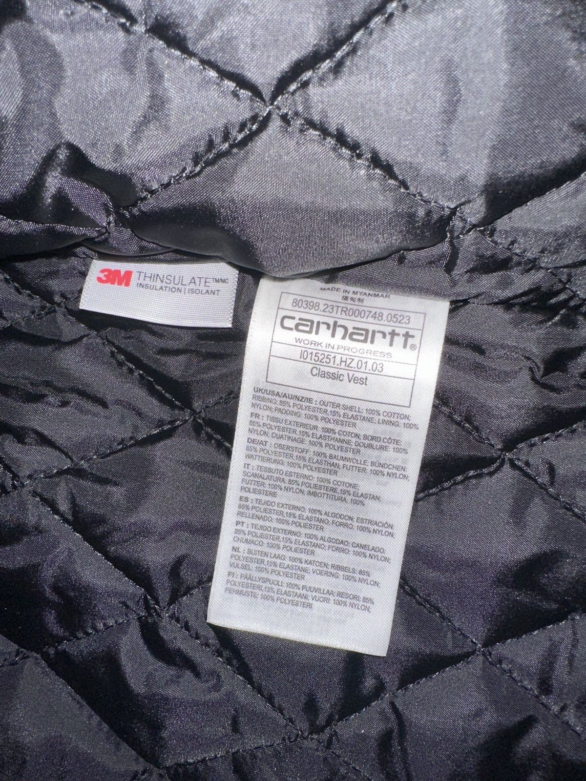 Carhartt Carhartt Classic vest Size US L / EU 52-54 / 3 - 5 Thumbnail