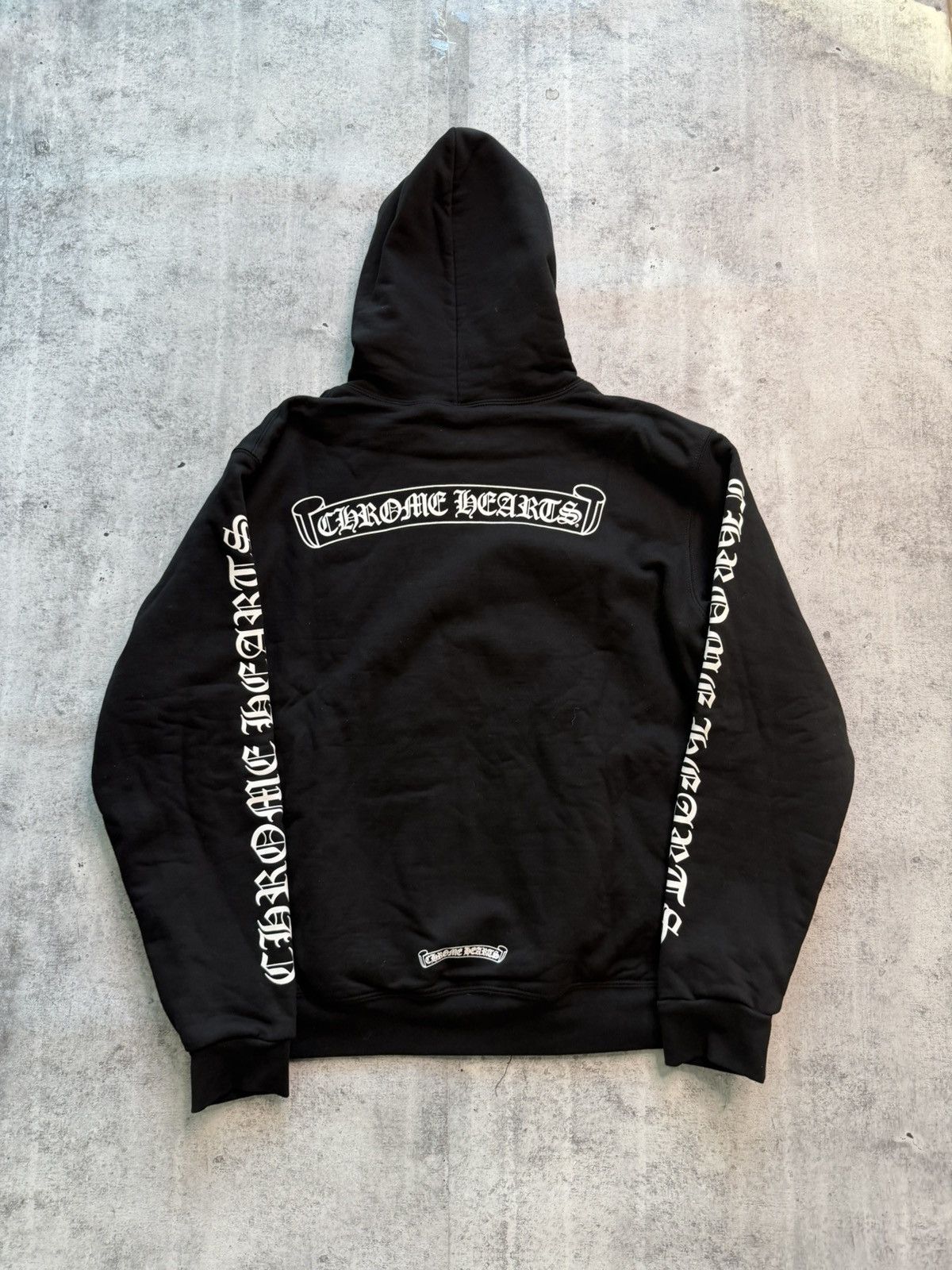Chrome Hearts Chrome Heart Scroll Logo Thermal Zip up Size US M / EU 48-50 / 2 - 2 Thumbnail