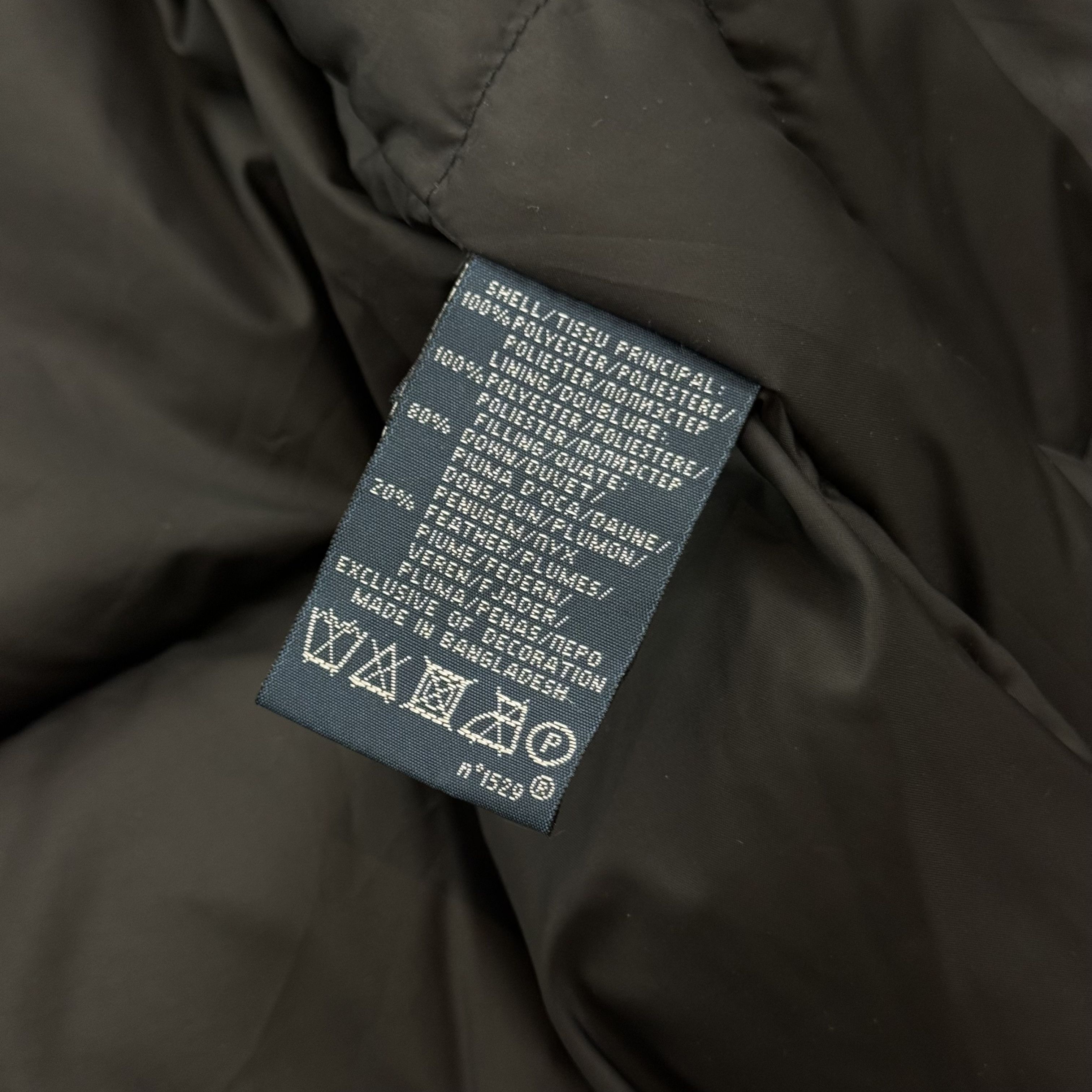 Polo Ralph Lauren Vintage Polo Ralph Lauren 90s Black Bomber Puffer Jacket L Size US L / EU 52-54 / 3 - 8 Thumbnail