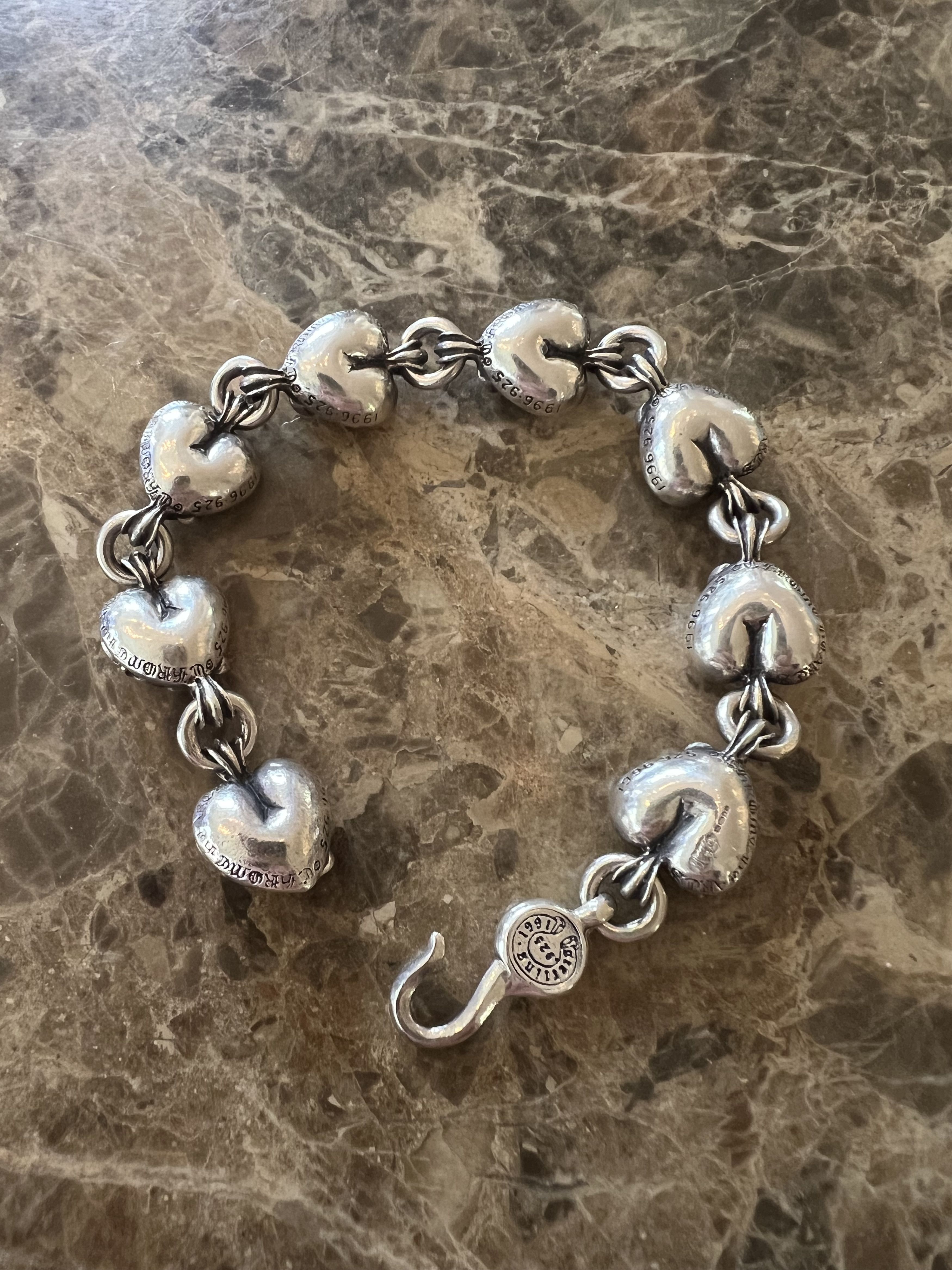Chrome Hearts Chrome Hearts Heart Link Bracelet Size ONE SIZE - 2 Thumbnail