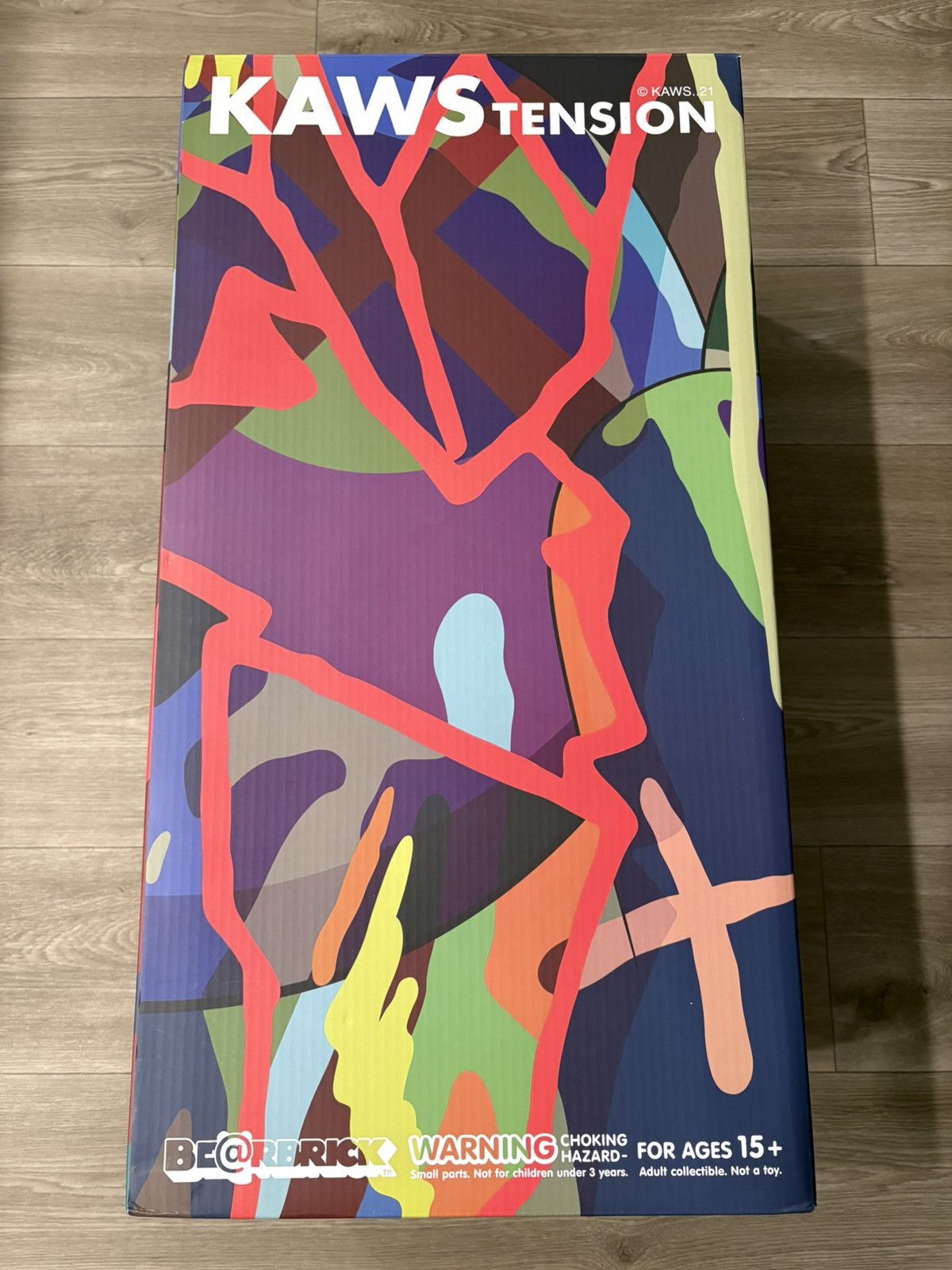 Kaws × Medicom Toy Brand New Kaws Tension Bearbrick 1000% Size ONE SIZE - 3 Thumbnail