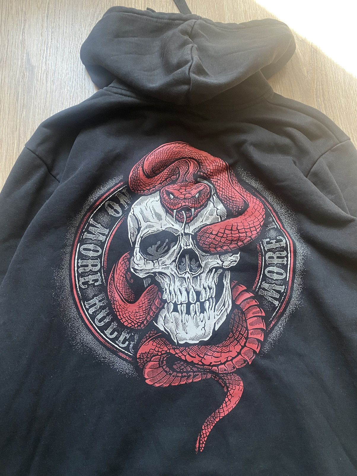 Affliction × Vintage Affliction STYLE Grunge Y2K Cyber skull Hoodie black Size US S / EU 44-46 / 1 - 9 Thumbnail