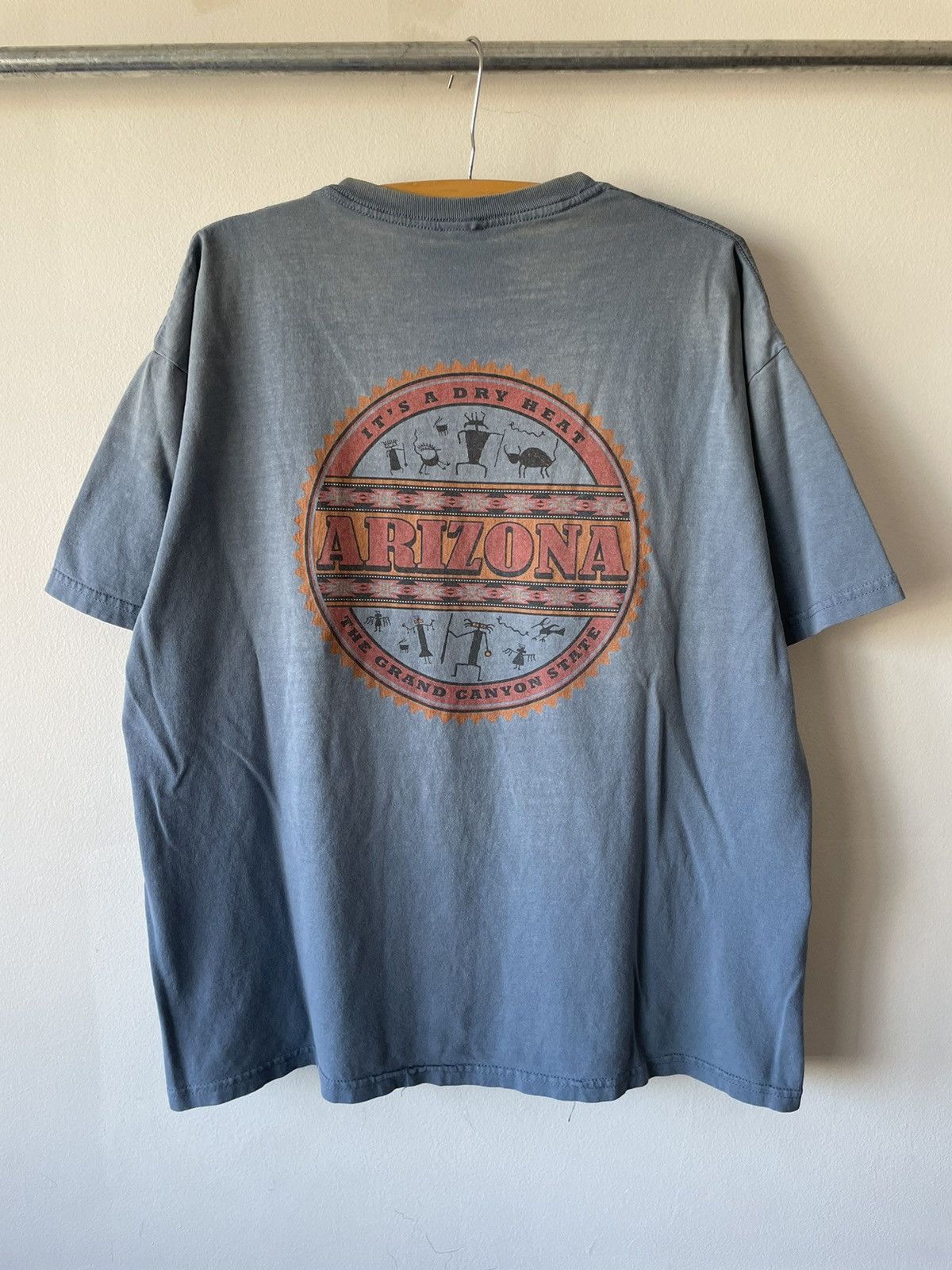 Vintage Sun Faded 90s Arizona Aztec Vintage tee Size US XL / EU 56 / 4 - 10 Thumbnail