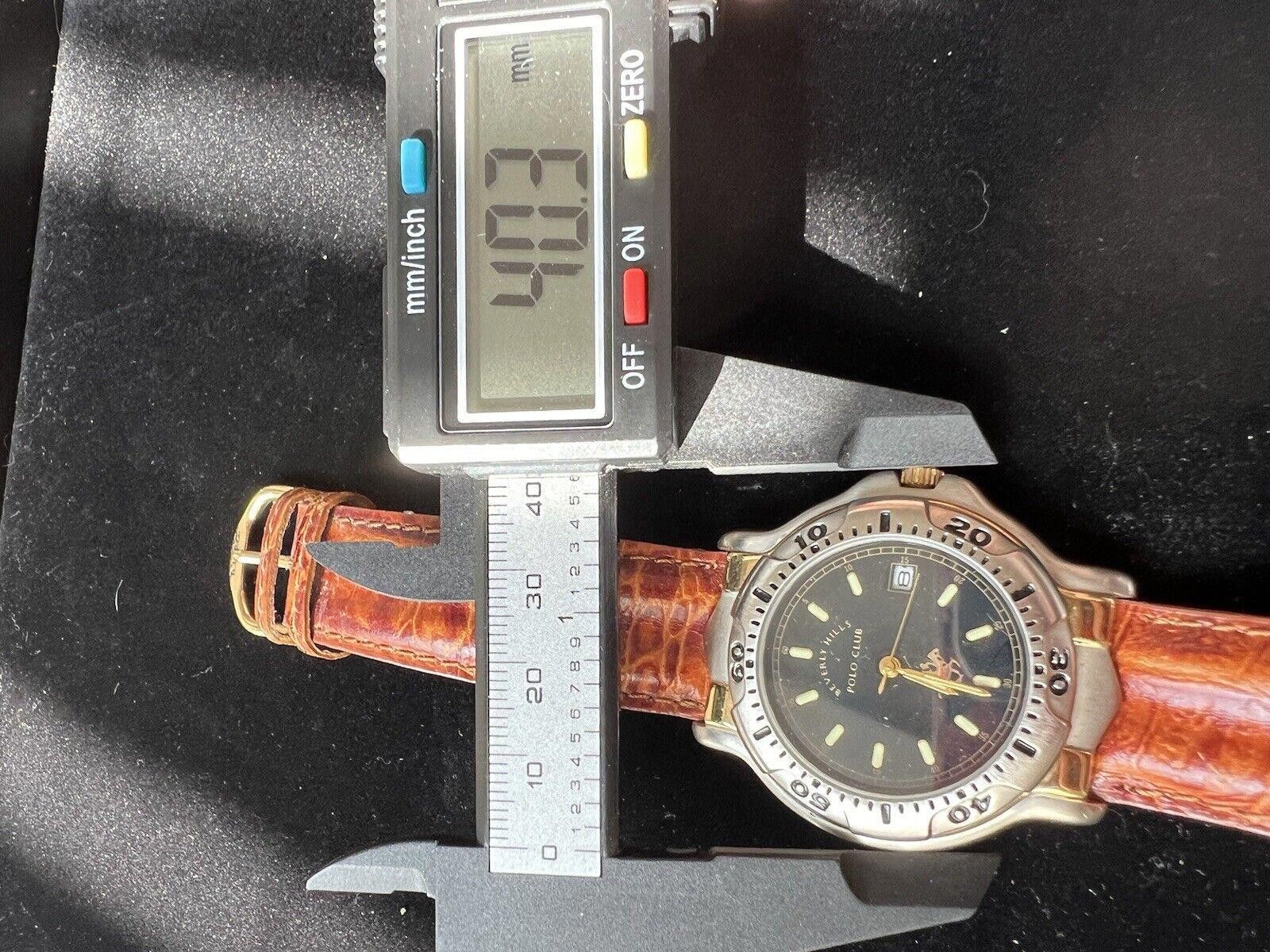 Designer Vintage Us Polo Watch Working New Battery Size ONE SIZE - 3 Thumbnail