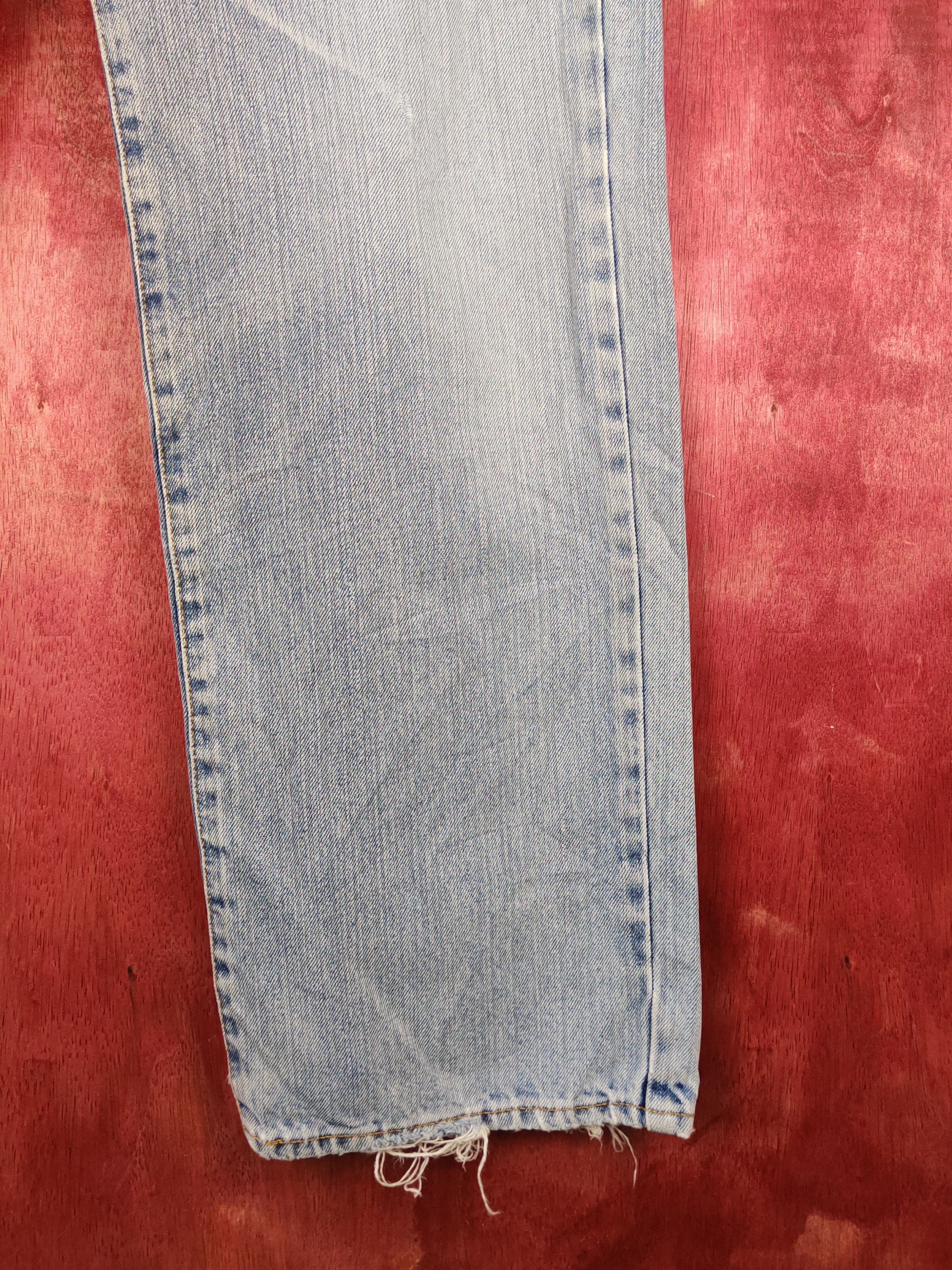 Japanese Brand Japanese Brand Blue Faded Distressed Ripped Jeans #S1697 Size US 34 / EU 50 - 6 Thumbnail