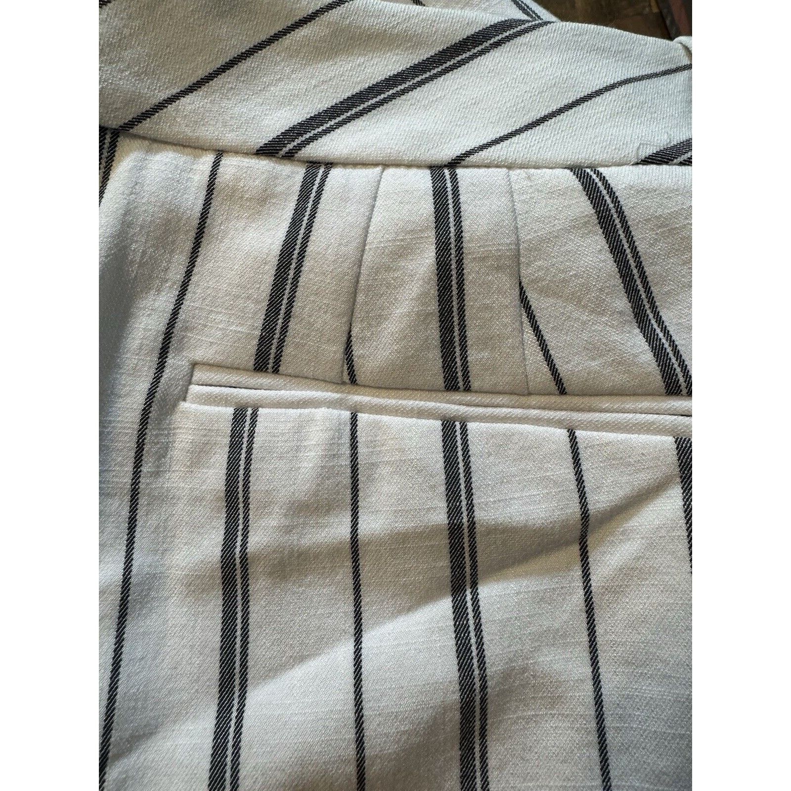 Calvin Klein Calvin Klein Striped Slim Leg Dress Pants Trousers Size 8 Size 30" / US 8 / IT 44 - 14 Thumbnail