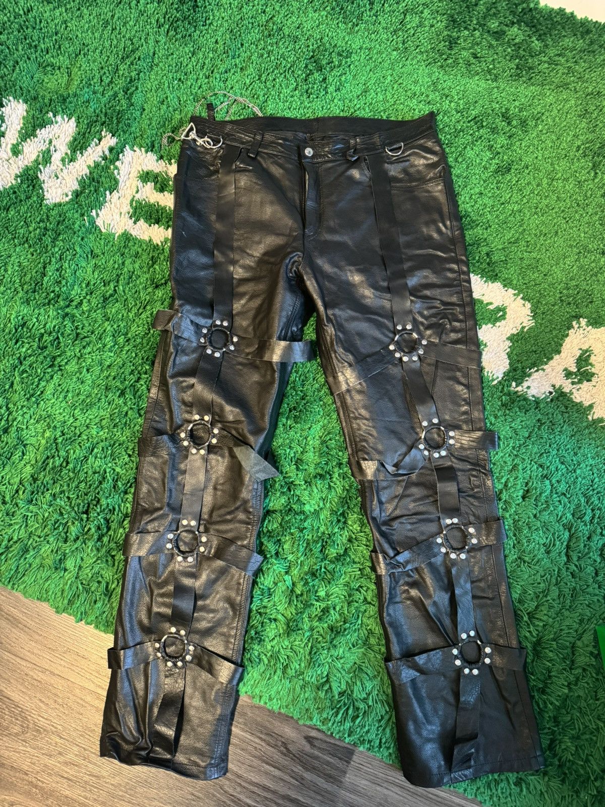 Ev Bravado Ev bravado bondage leather pants Size US 36 / EU 52 - 1 Thumbnail