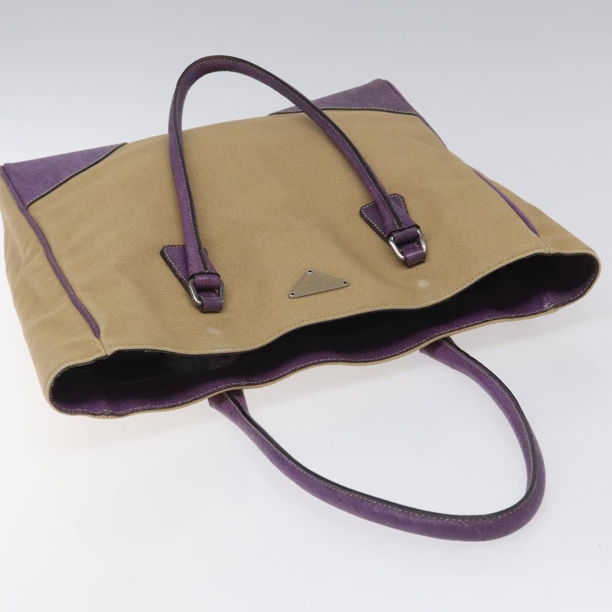 Prada PRADA Tote Bag Canvas Beige Size ONE SIZE - 6 Thumbnail
