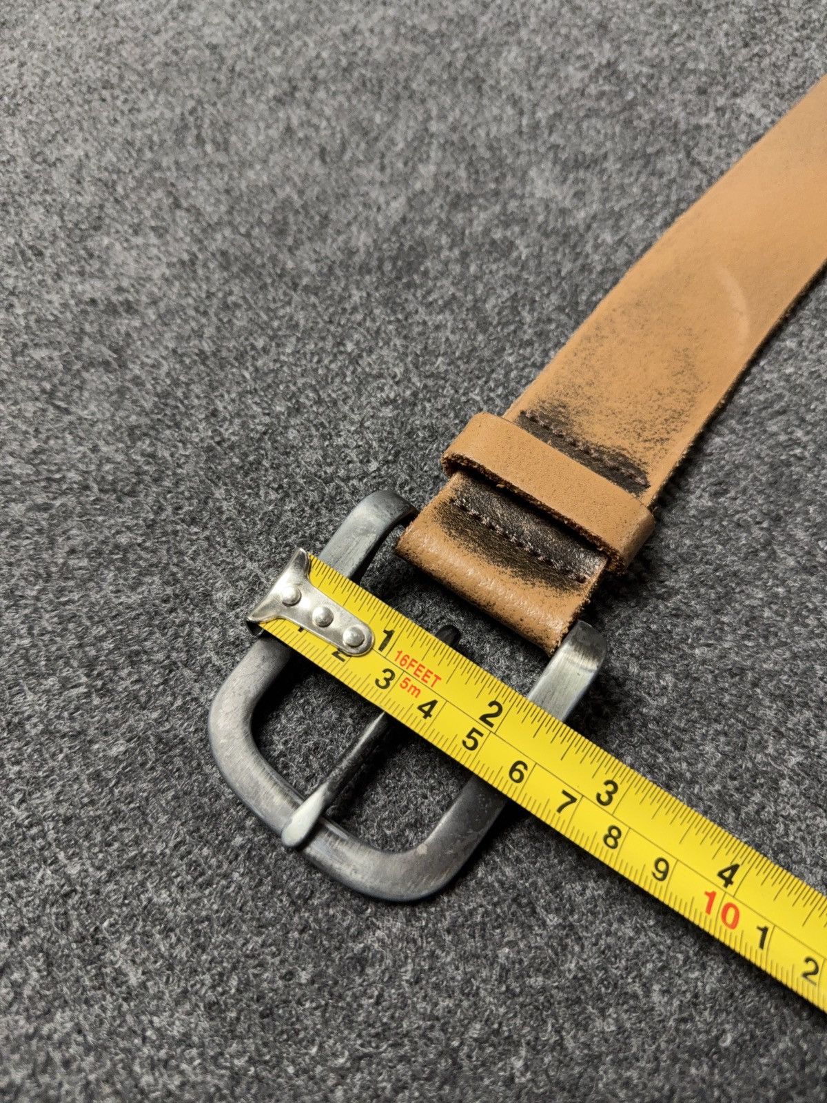 Levi's Levi’s Cowboy 00s Brown Leather Belt Classic Metal Buckle Size ONE SIZE - 13 Thumbnail