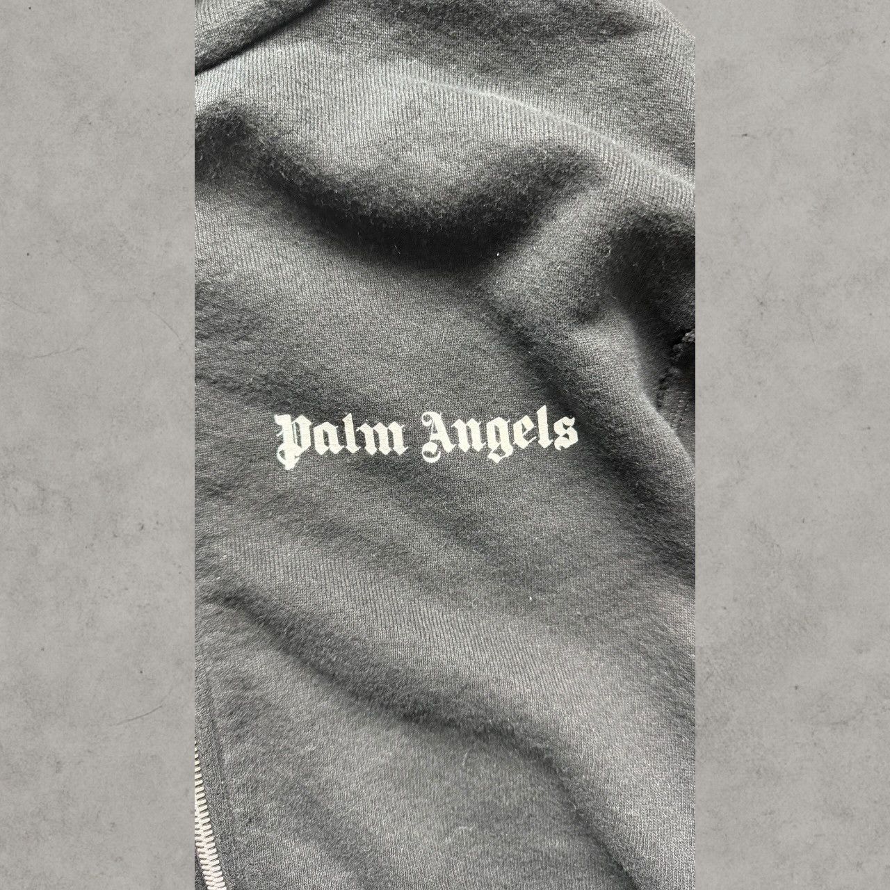 Moncler × Palm Angels Moncler x Palm Angels Logo Skull Oversized Black Zip Up Sz L Size US L / EU 52-54 / 3 - 4 Thumbnail