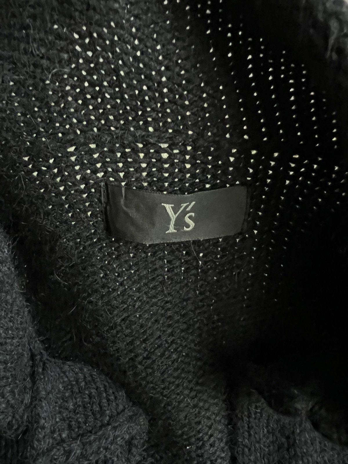 Yohji Yamamoto Yohji Yamamoto Hybrid Knitted Leather Button Oversize Jacket Size US XL / EU 56 / 4 - 9 Thumbnail