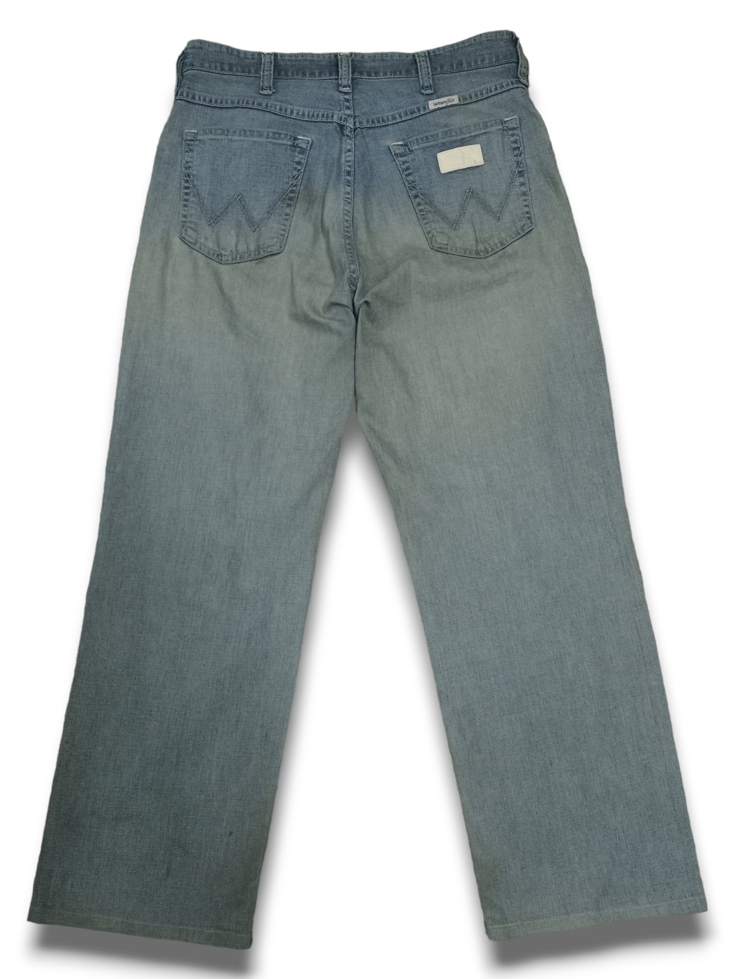 Wrangler Vintage Wrangler Blue Wash Distressed Baggy Jeans 30x27 Size US 30 / EU 46 - 2 Thumbnail