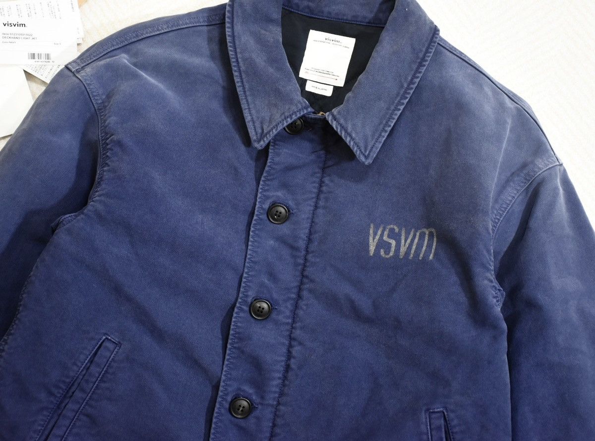 Visvim Visvim 23ss Deckhand Light Jkt size3 navy Size US L / EU 52-54 / 3 - 3 Thumbnail