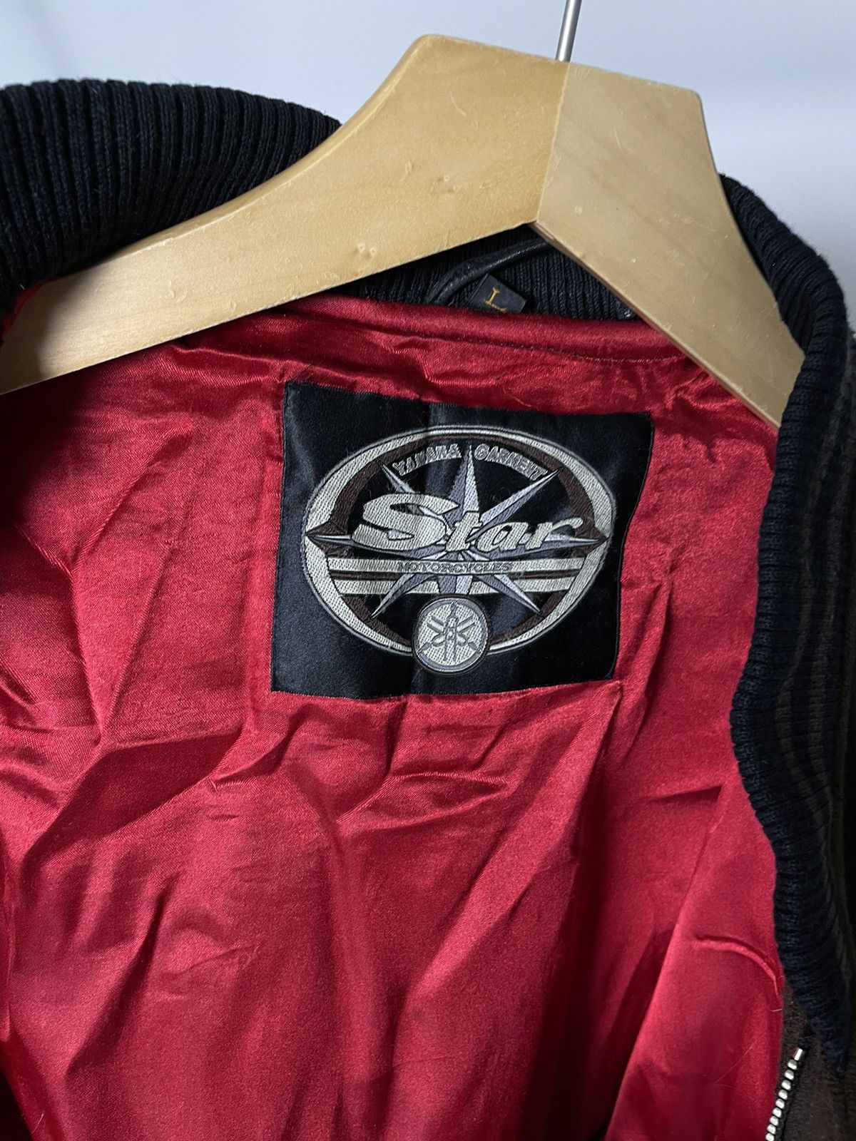 Yamaha Yamaha Star Vintage Moto Racing Brown Varsity Bomber Jacket Size US L / EU 52-54 / 3 - 14 Thumbnail