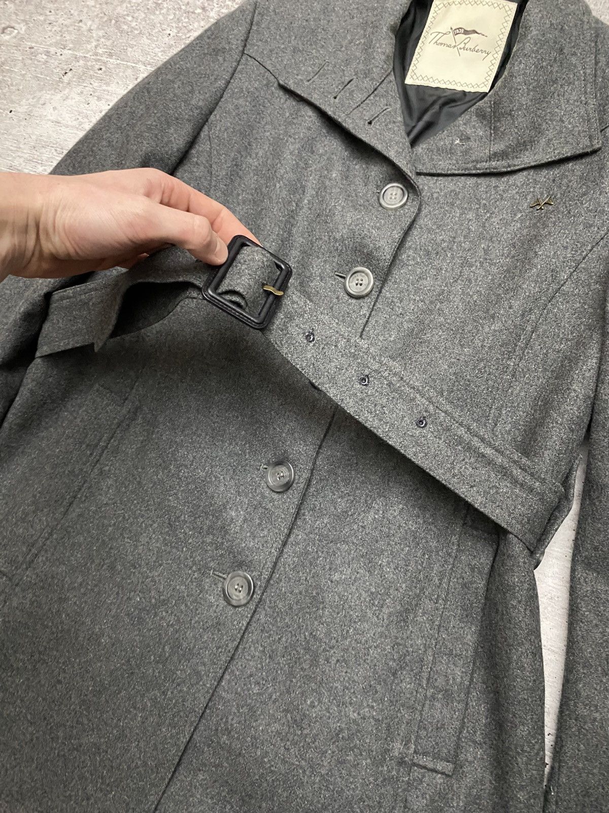Burberry 🔥Thomas Burberry merino wool coat Size M / US 6-8 / IT 42-44 - 12 Thumbnail