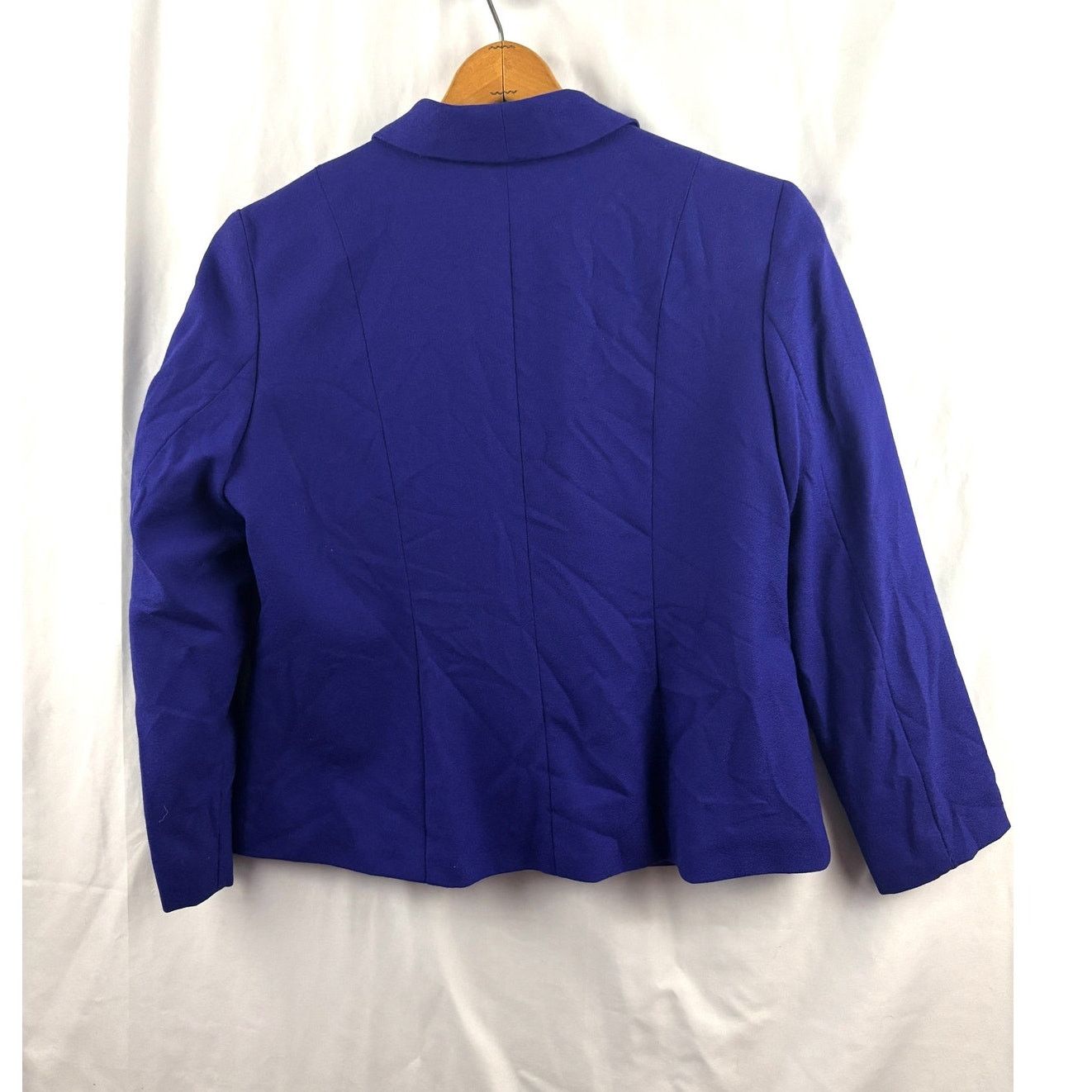 Pendleton VTG 1990s Pendleton Wool Blazer Jacket One-Button Blue 14 Size XL / US 12-14 / IT 48-50 - 12 Thumbnail