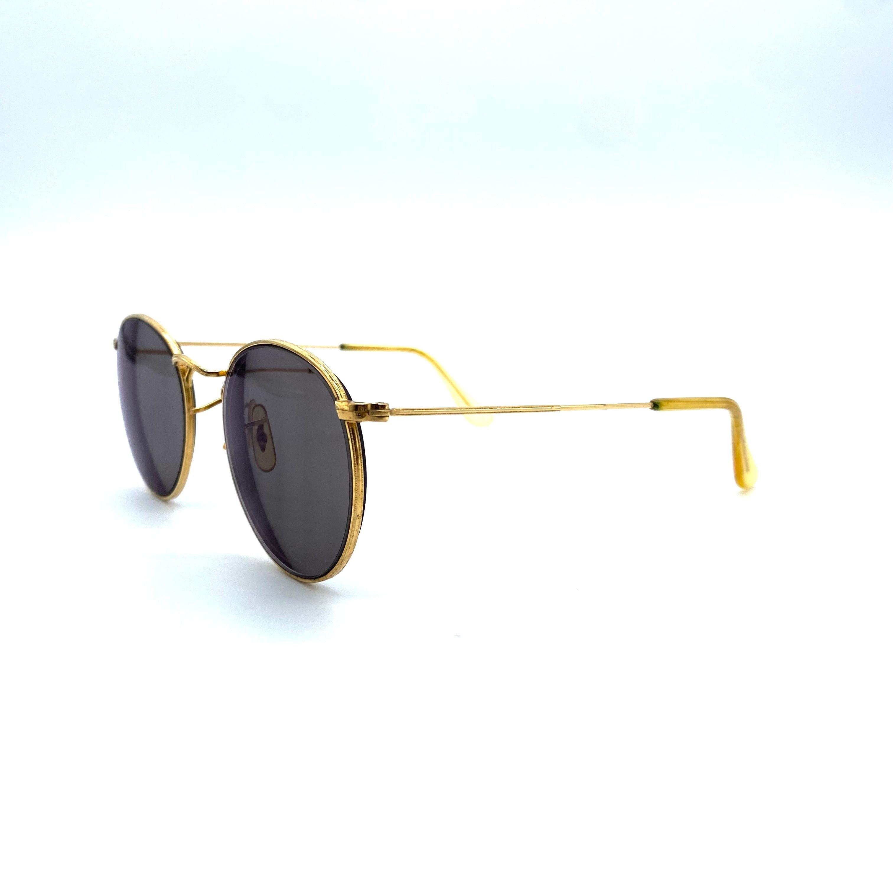 RayBan Vintage RayBan Prescription Glasses Sunglasses Round Gold Size ONE SIZE - 1 Thumbnail