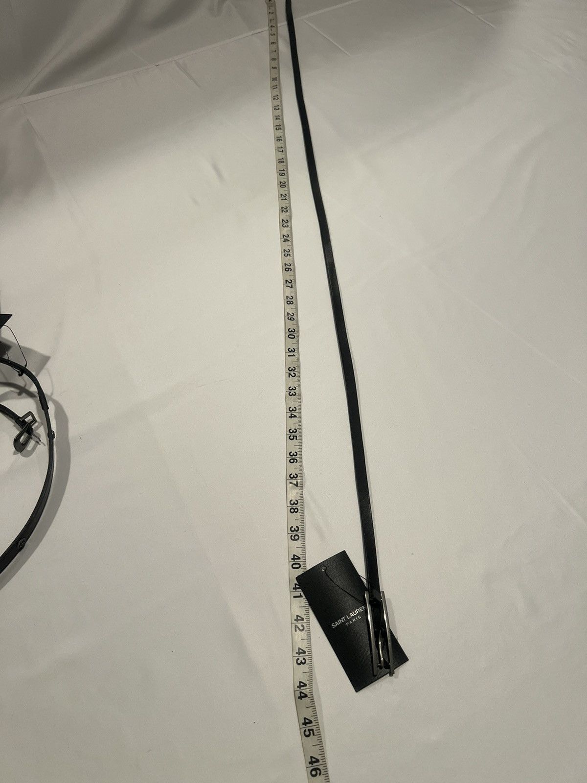 Saint Laurent Paris Saint Laurent men’s skinny belt. 95/36 $750 Size 36 - 6 Thumbnail