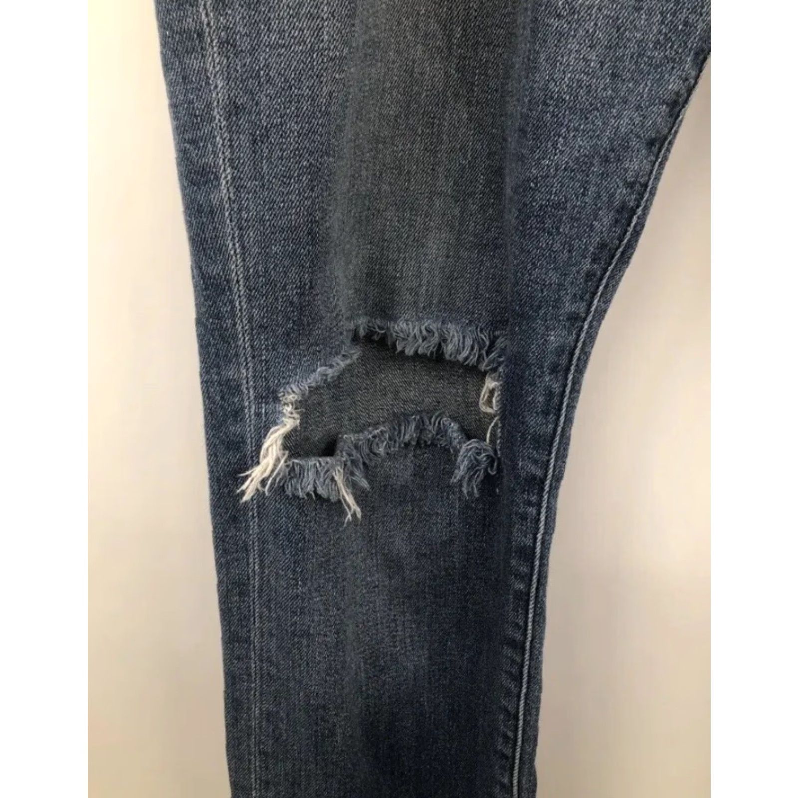 7 For All Mankind Men's 7 For All Mankind Slimmy Jeans Distressed Blue Denim 34x31 Bootcut Size 34 Regular Mens Jeans Distressed Blue Denim 7 For All Mankind Slimmy Size US 34 / EU 50 - 4 Thumbnail
