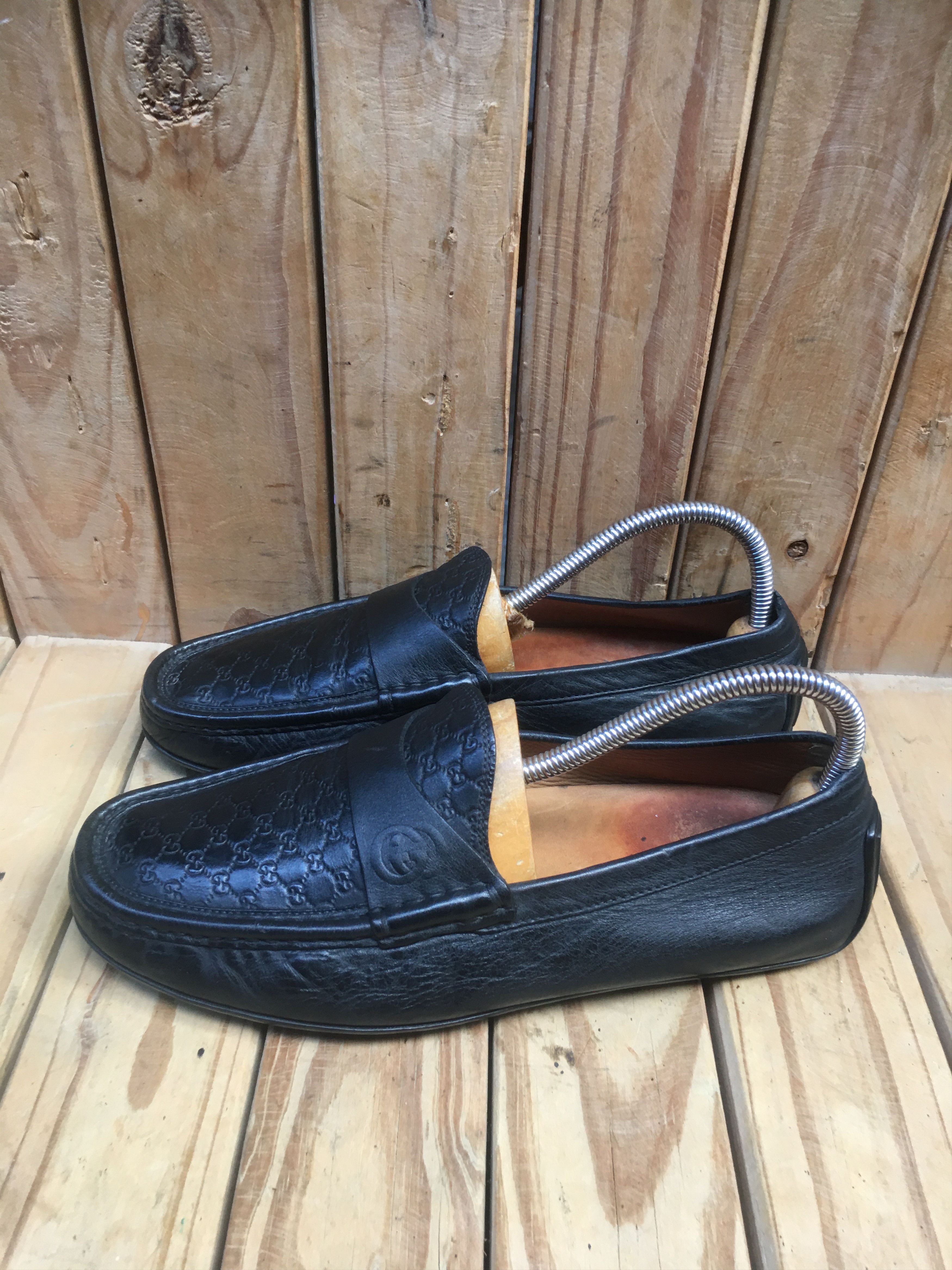 Gucci Gucci 322929 GG Black Men’s Leather Loafers UK 6.5 Size US 7 / EU 40 - 9 Thumbnail