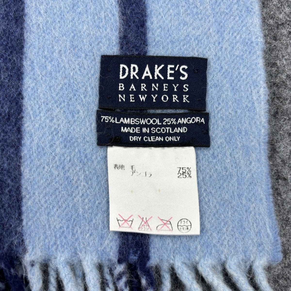Barneys New York × Drake's Drake's Scarf # D770 # Muffler # Neckwear Size ONE SIZE - 3 Thumbnail