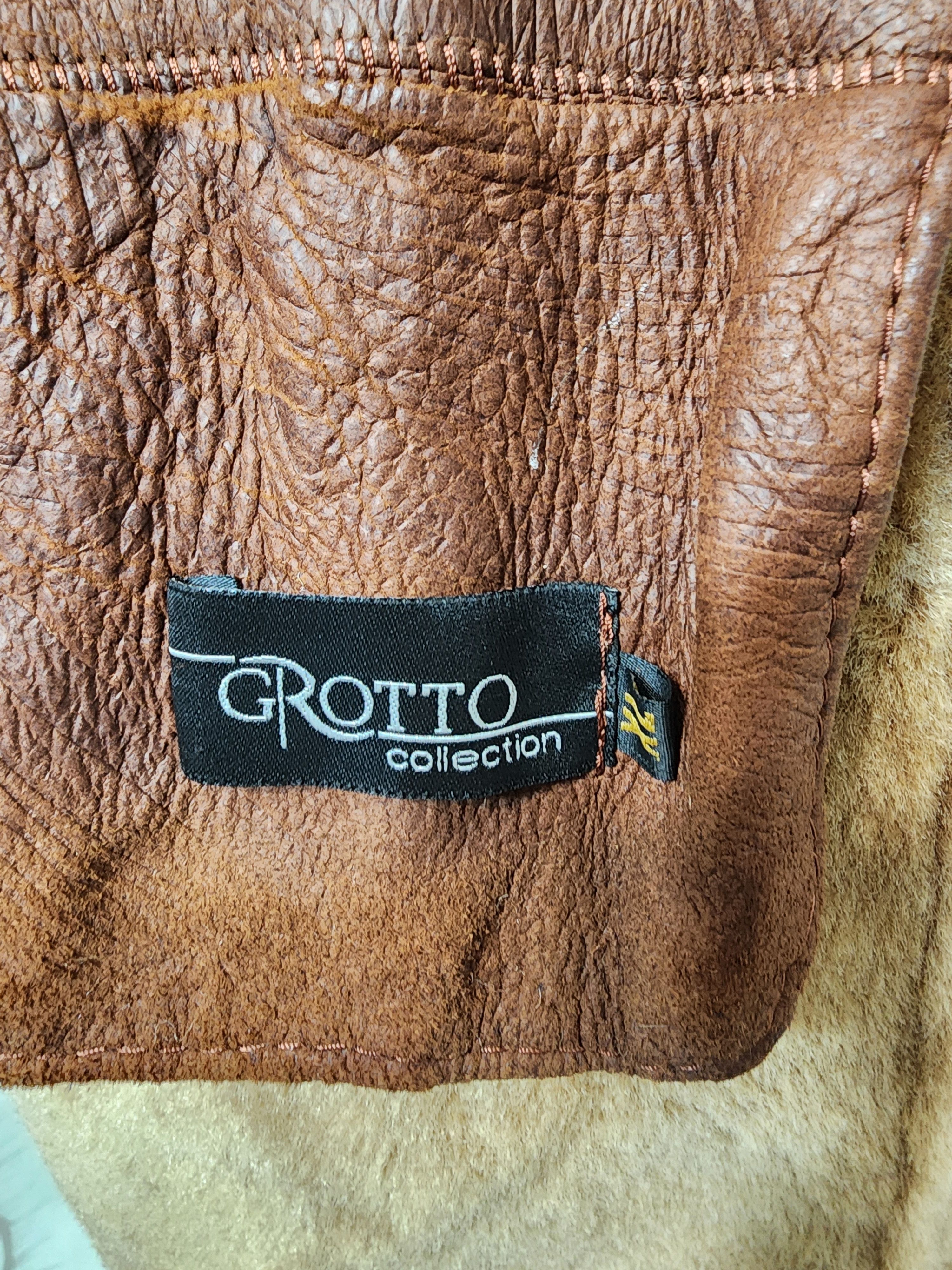 Uniqlo Brown Sheepskin Coat : Hooded Winter Fur Outerwear Size L / US 10 / IT 46 - 10 Thumbnail